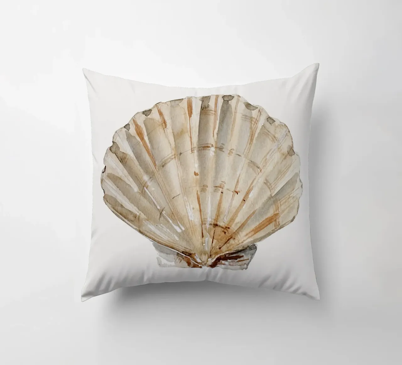 Shell (Pastel Cream) cuscino da treechild