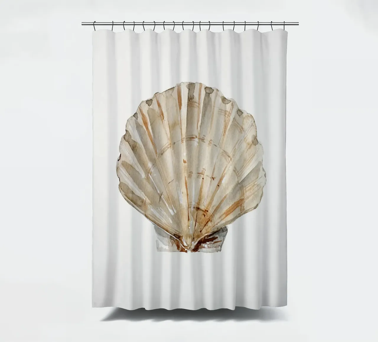 Shell (Pastel Cream) tenda da doccia da treechild