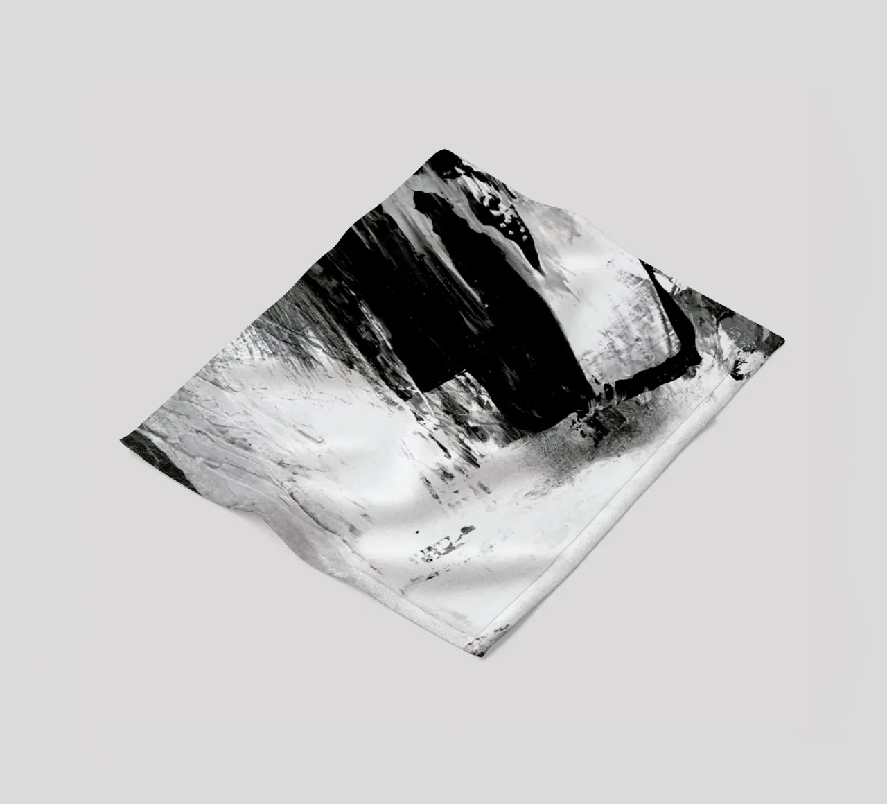 Midnight Snow fleece blanket by Graphite