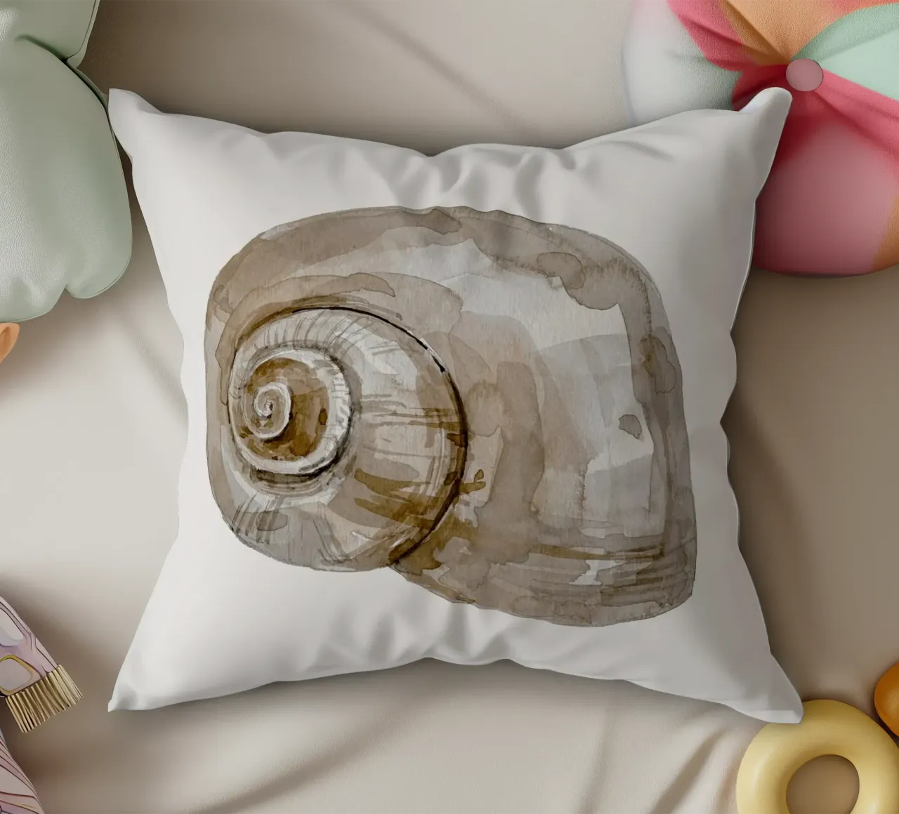 Snail Shell cuscino da treechild