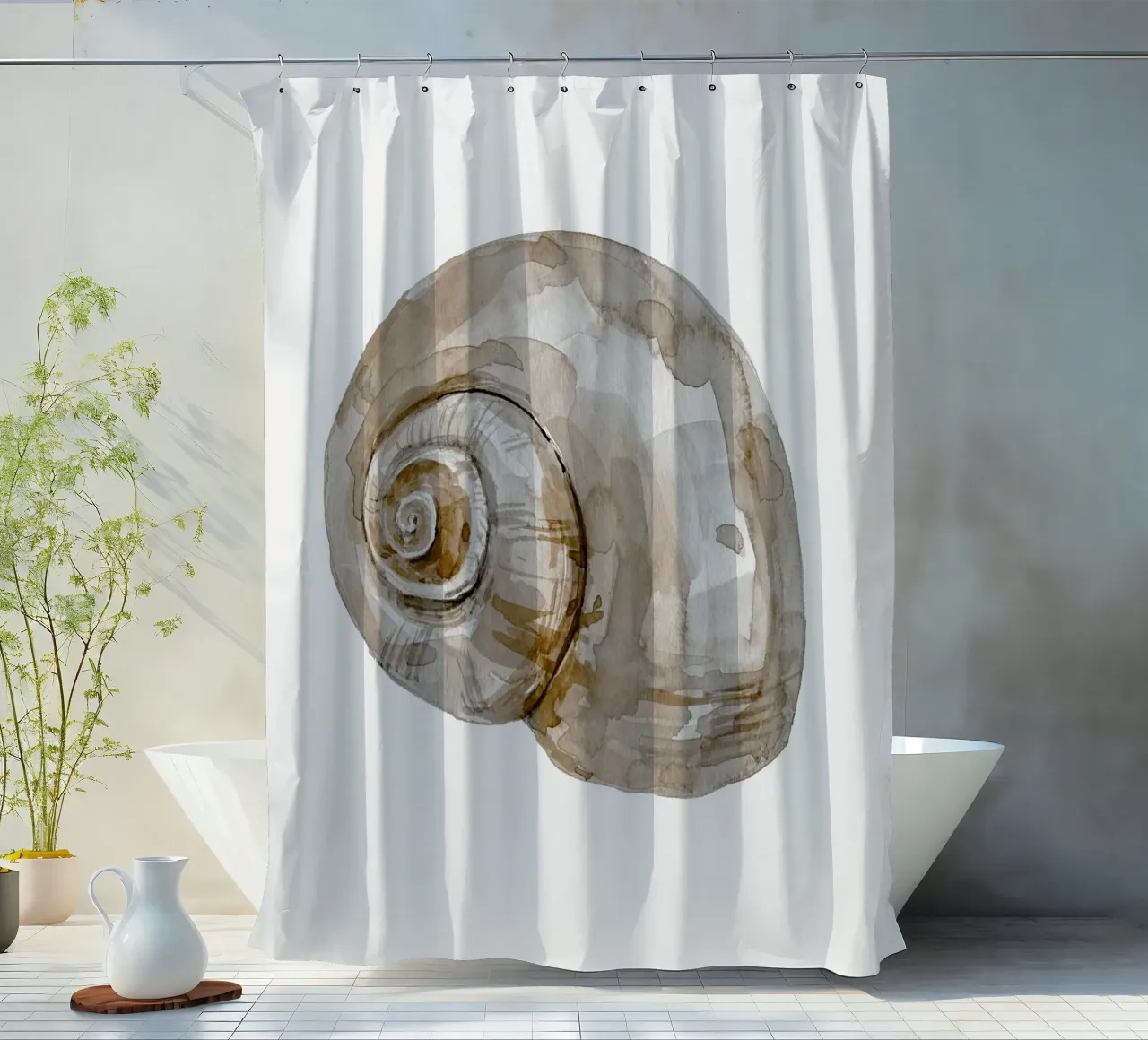 Snail Shell tenda da doccia da treechild