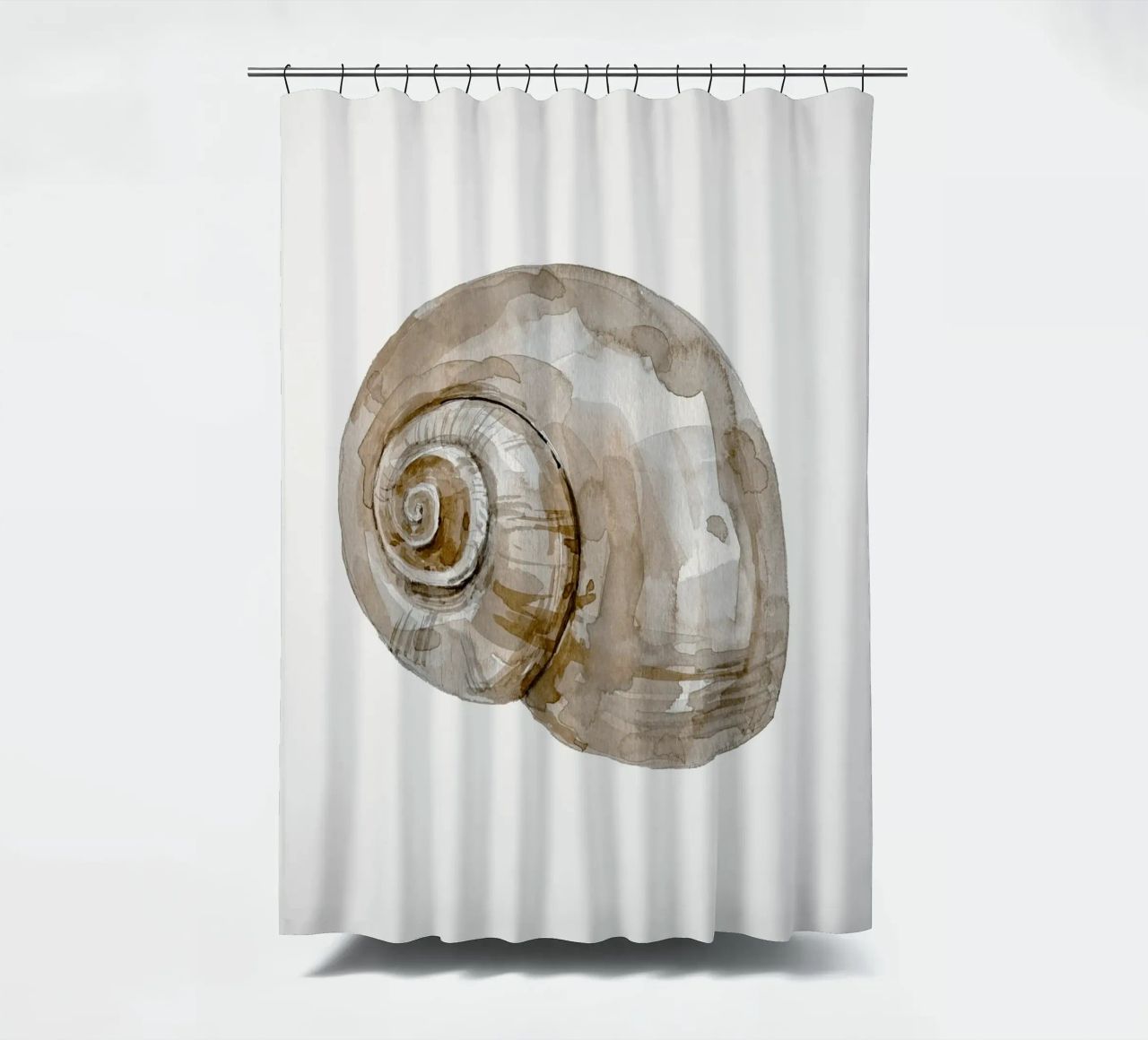 Snail Shell Duschvorhang von treechild