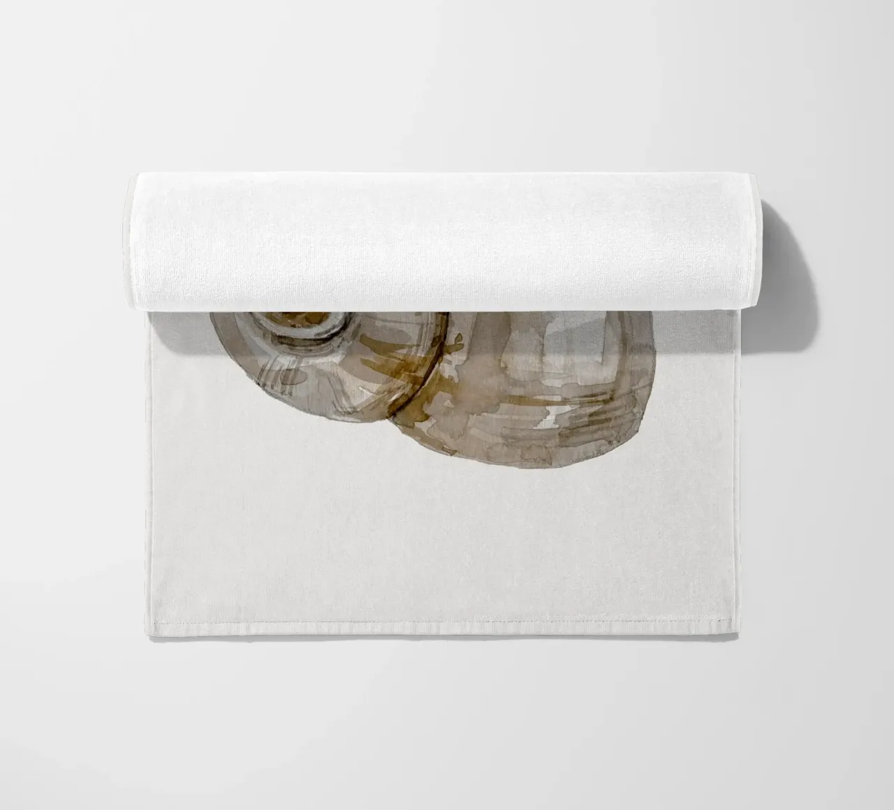 Snail Shell beach towel by treechild