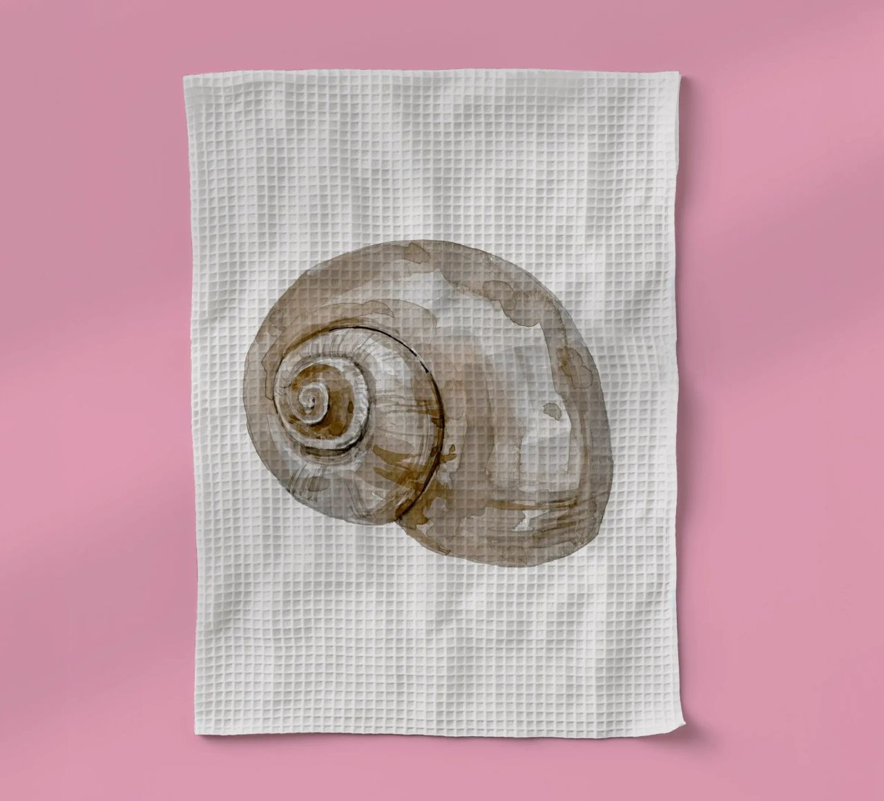 Snail Shell Geschirrtuch von treechild