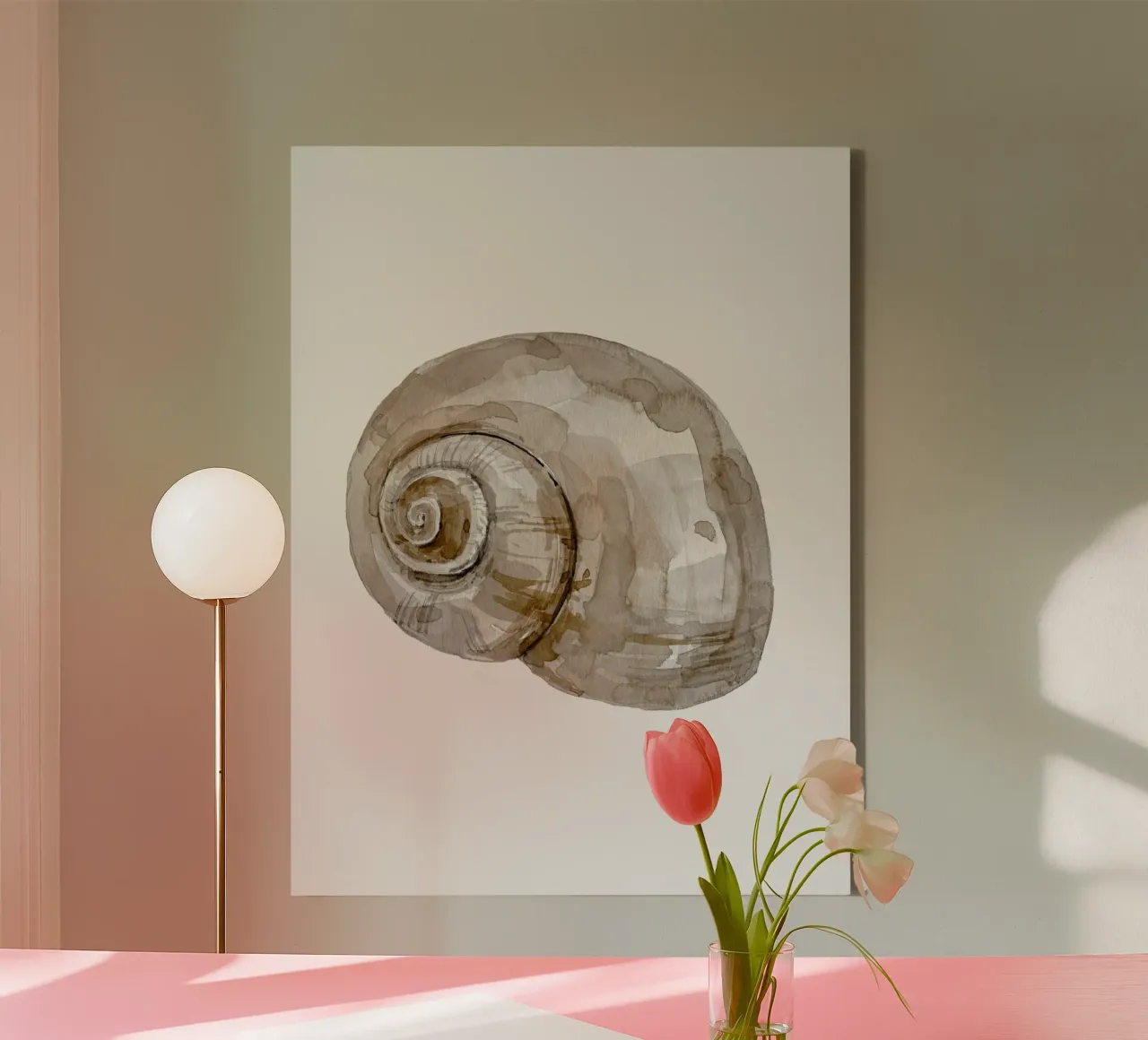 Snail Shell canvas by treechild
