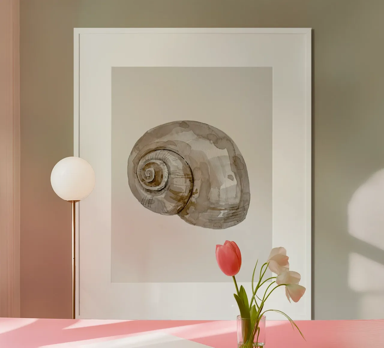 Snail Shell carta hahnemühle da treechild