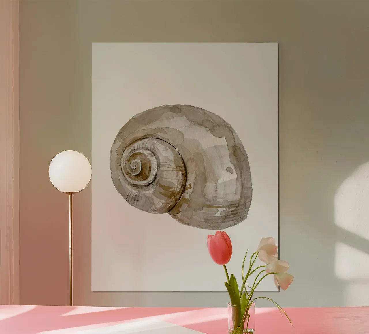 Snail Shell carta hahnemühle da treechild