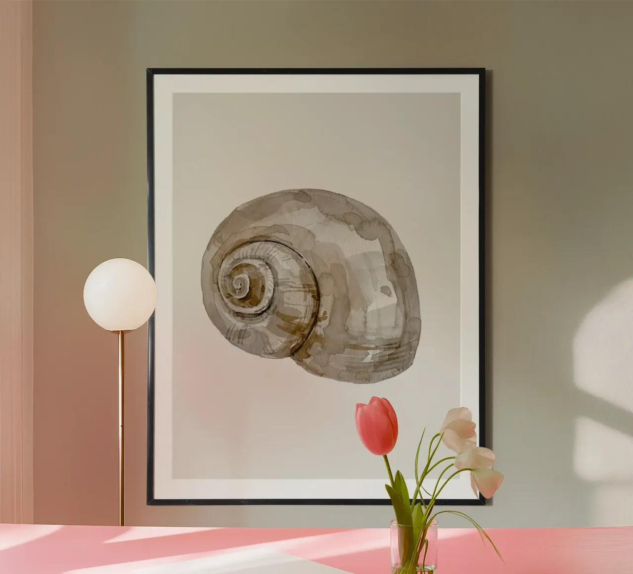 Snail Shell carta hahnemühle da treechild