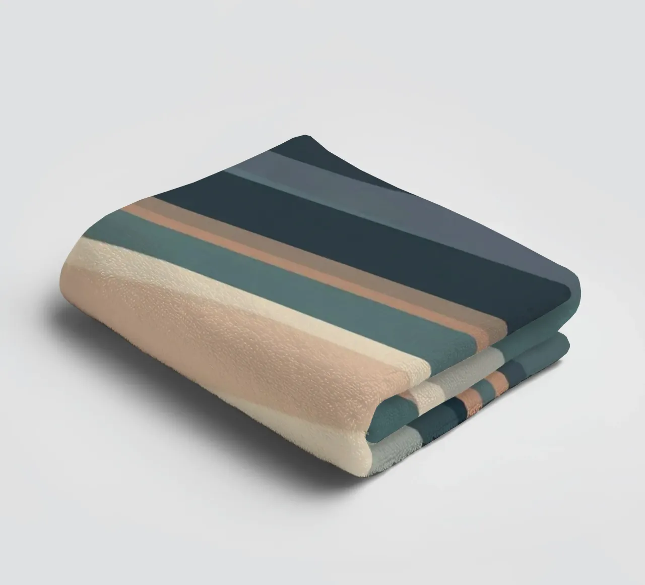 abstract design features layered geometric shapes modern art towel by DesignDoodle