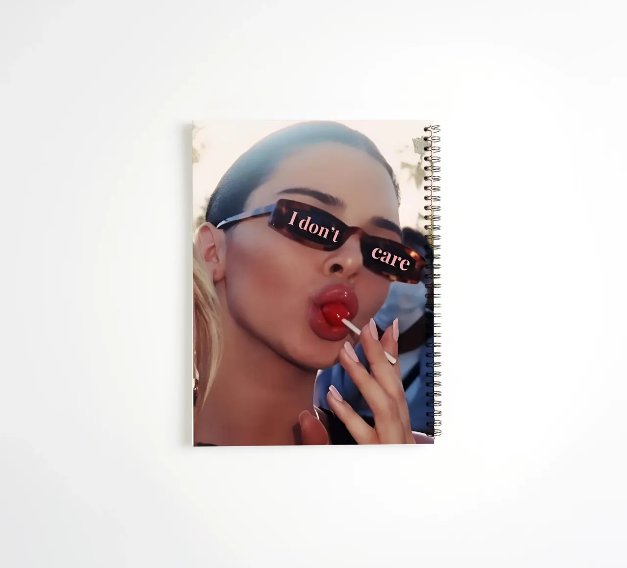 Lèvres rouges carnet à spirale de Takeme