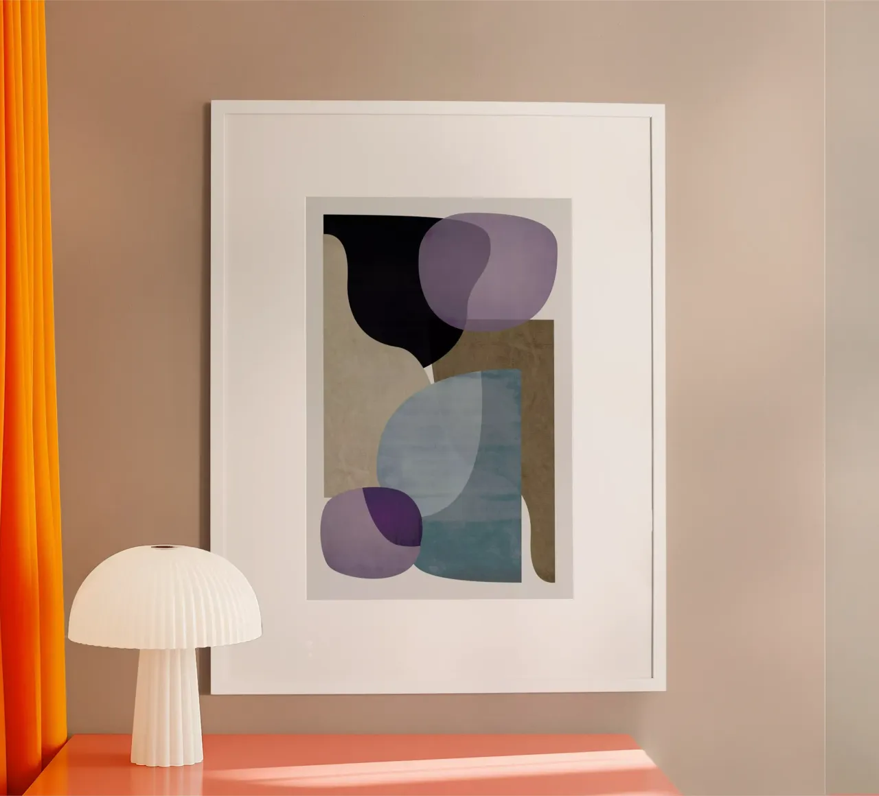 Graphic 193 poster con telaio in alluminio da Mareike Böhmer
