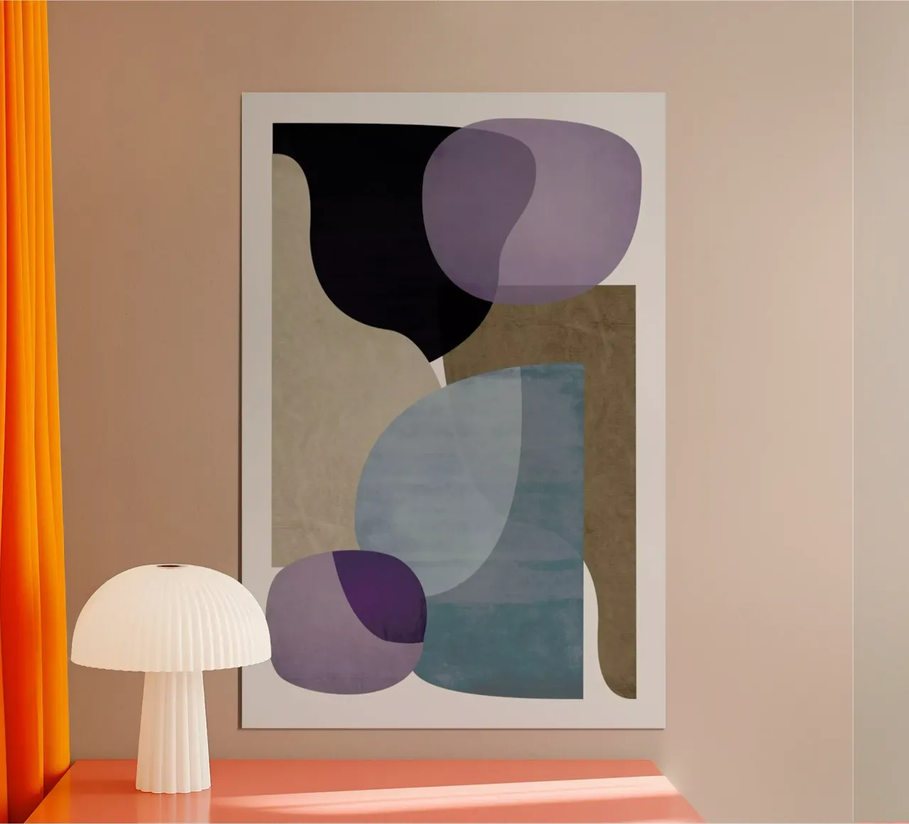 Graphic 193 poster con telaio in alluminio da Mareike Böhmer