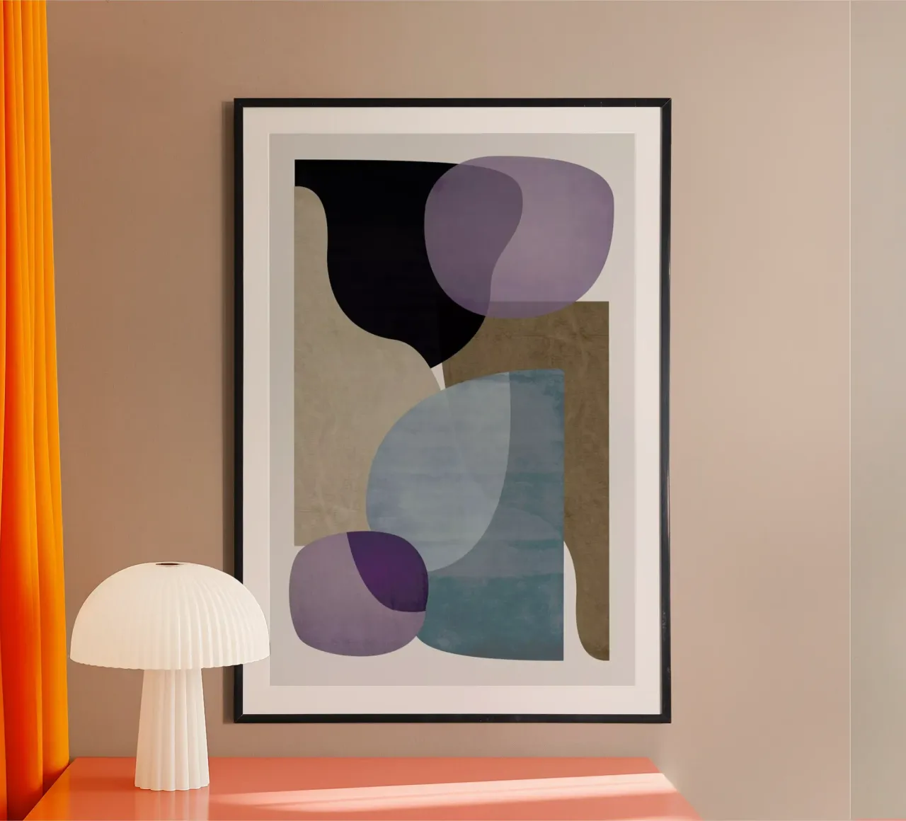 Graphic 193 poster con telaio in alluminio da Mareike Böhmer