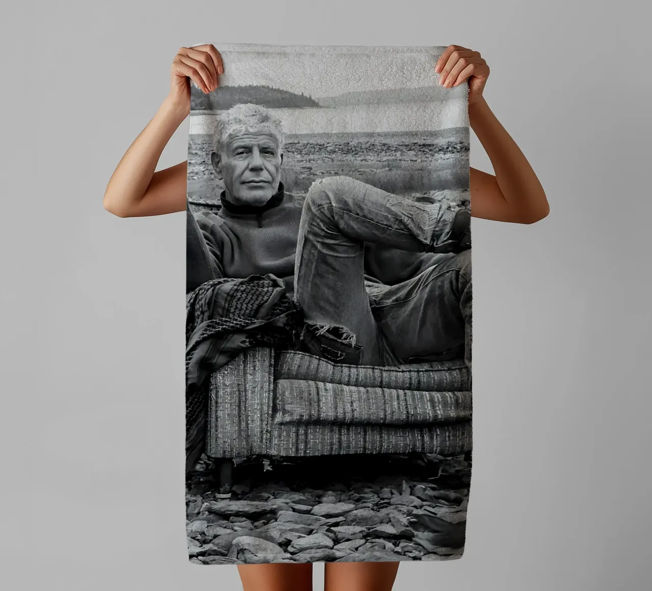 Sit Back towel by Takeme