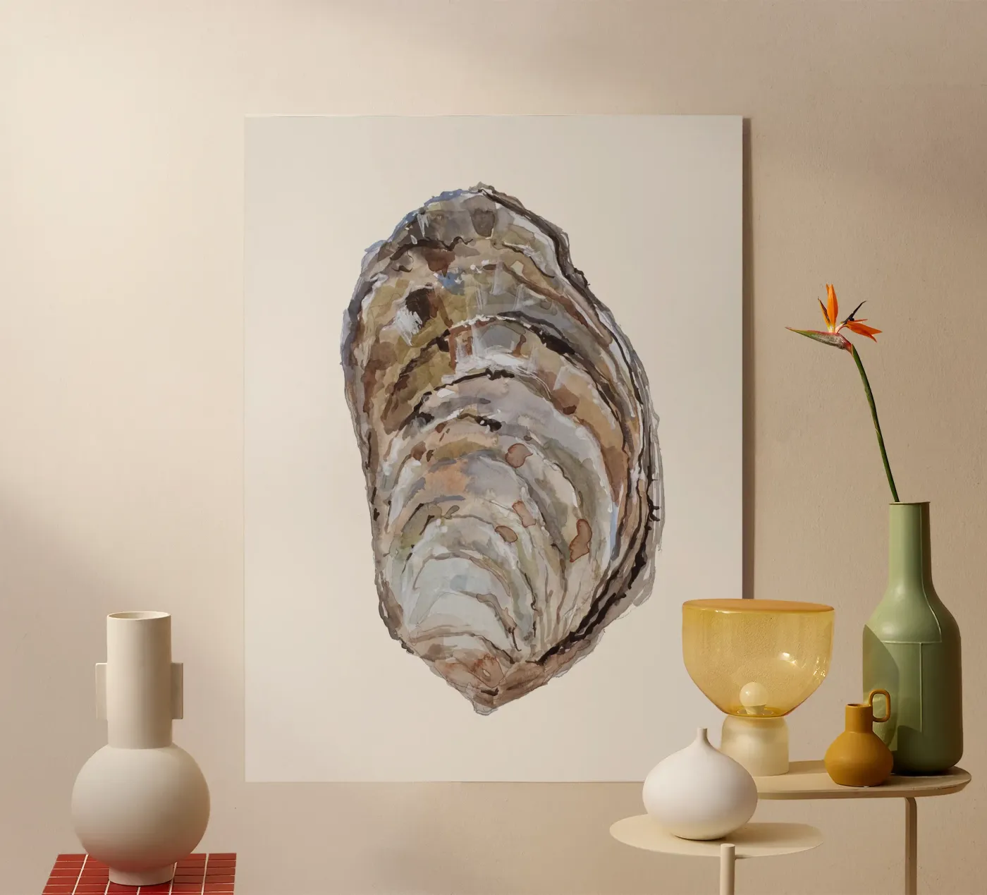 Oyster Shell Acryl-Glas von treechild
