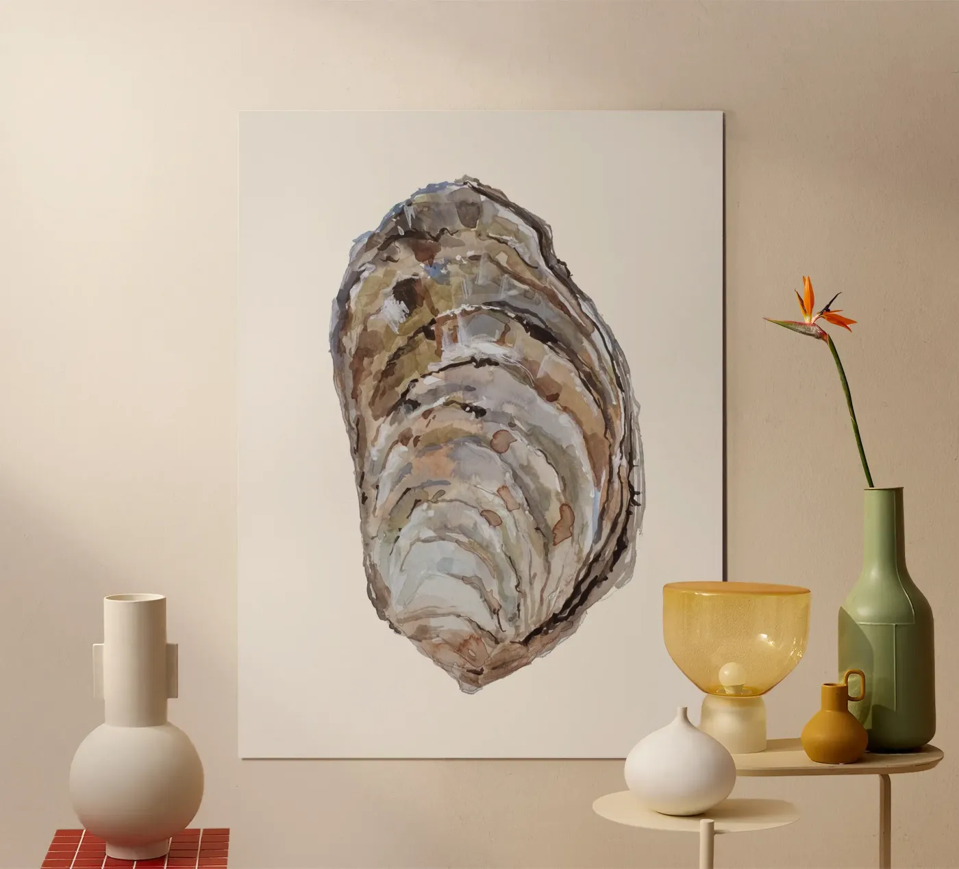 Oyster Shell Poster von treechild