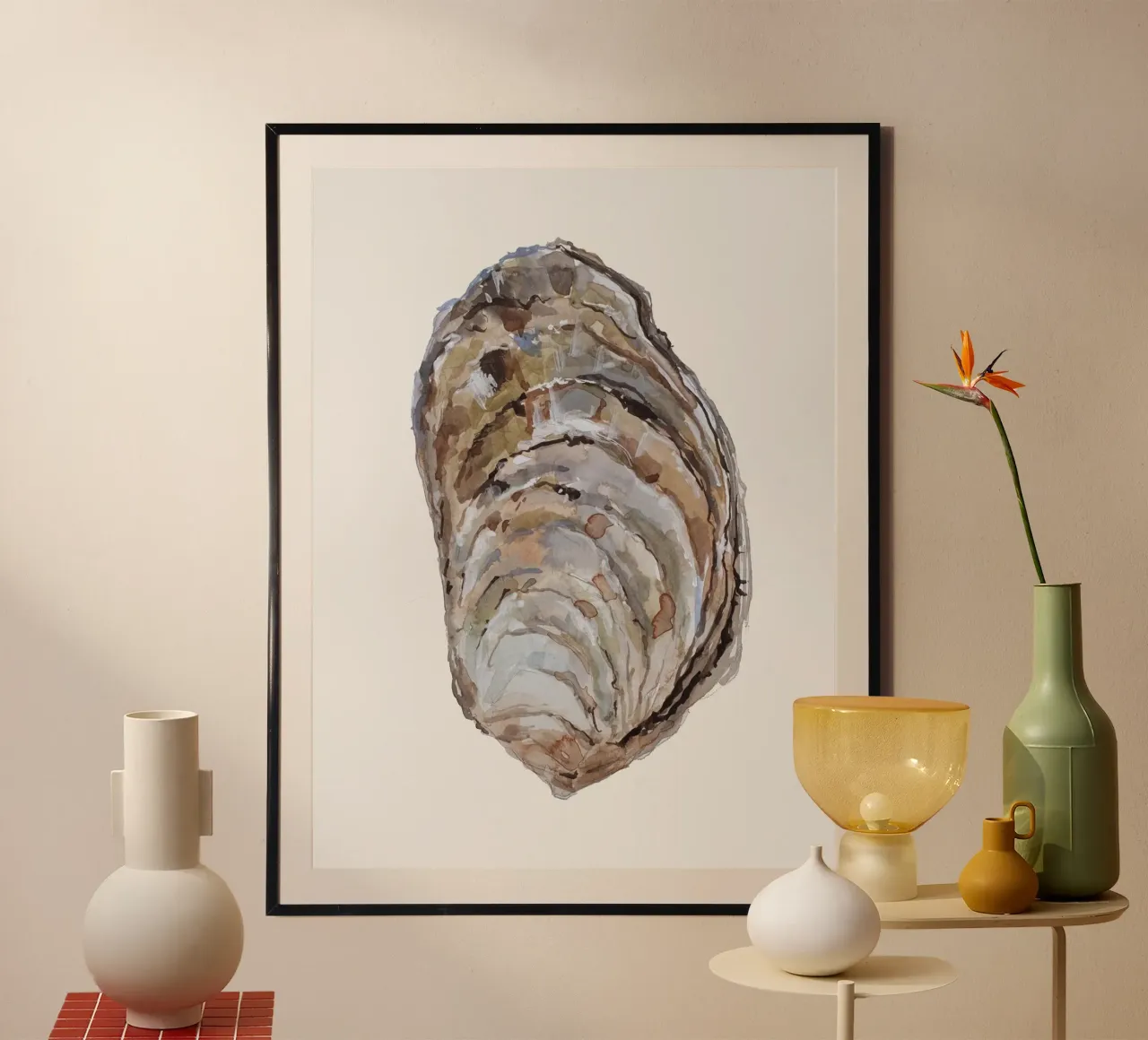 Oyster Shell carta hahnemühle da treechild