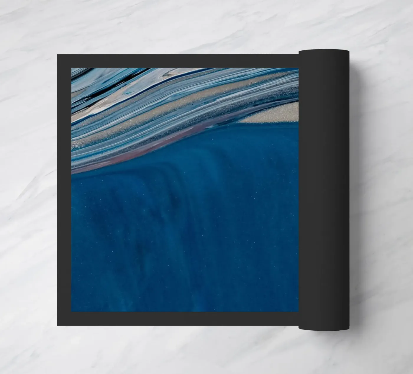 Deep Flow doormat by treechild
