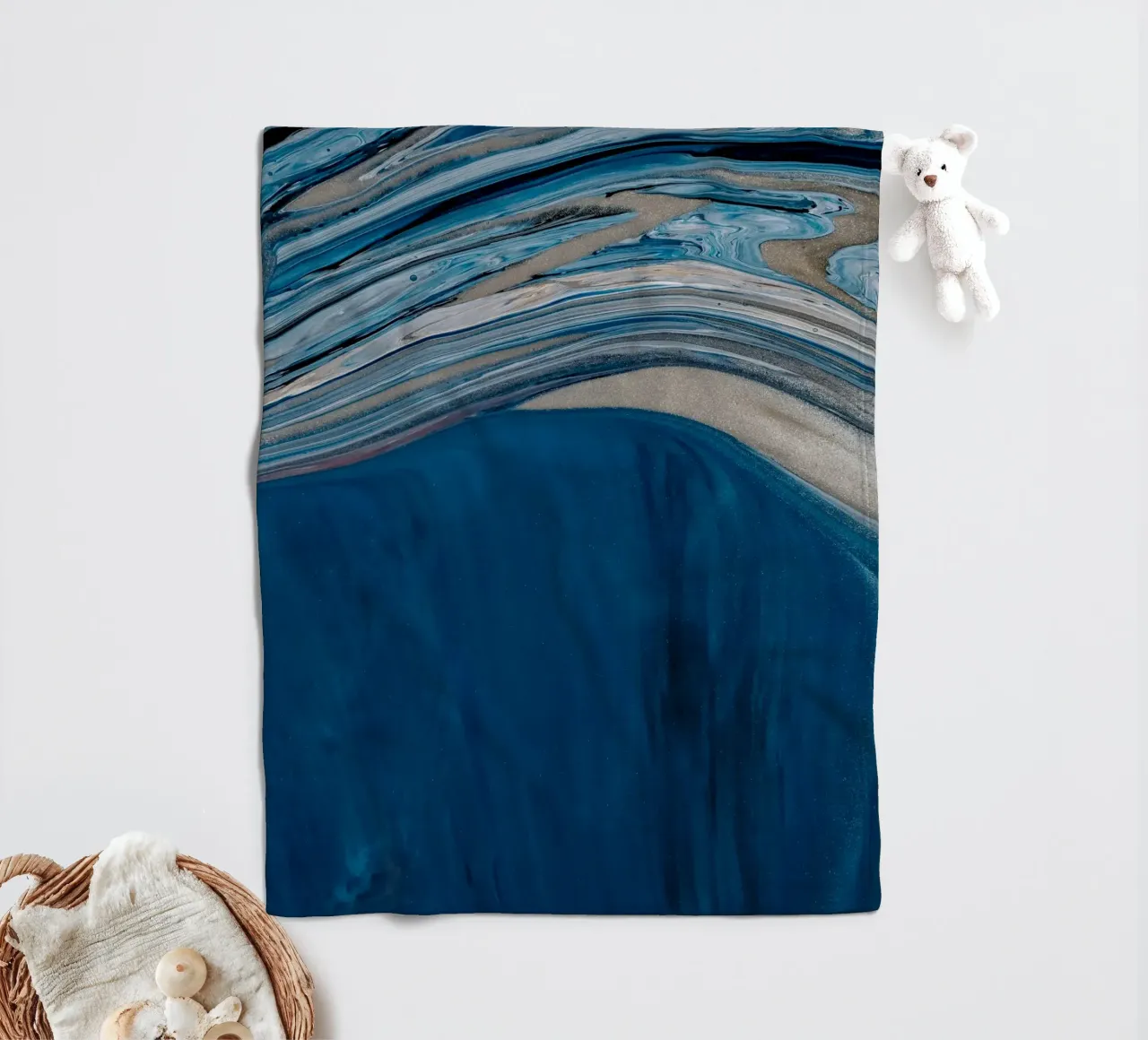 Deep Flow coperta in pile da treechild