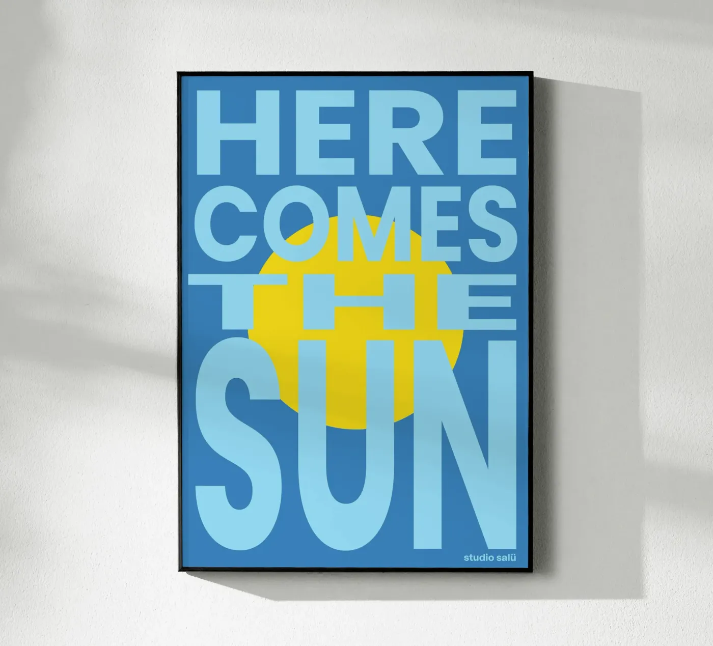 Here comes the Sun plexiglass da studio salü