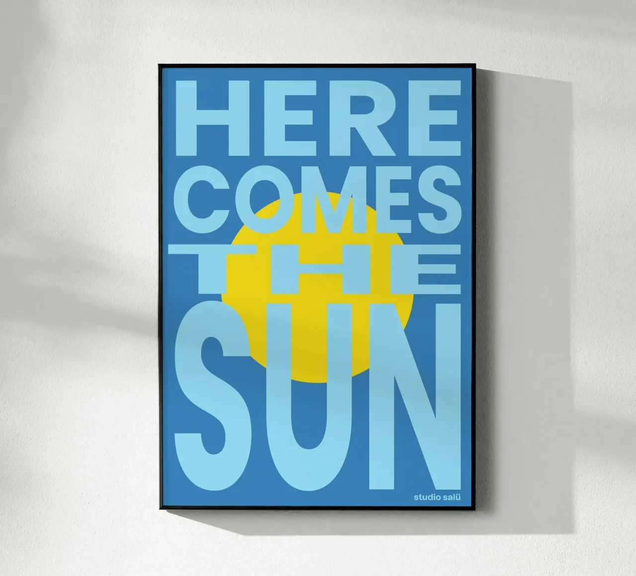 Here comes the Sun plexiglass da studio salü