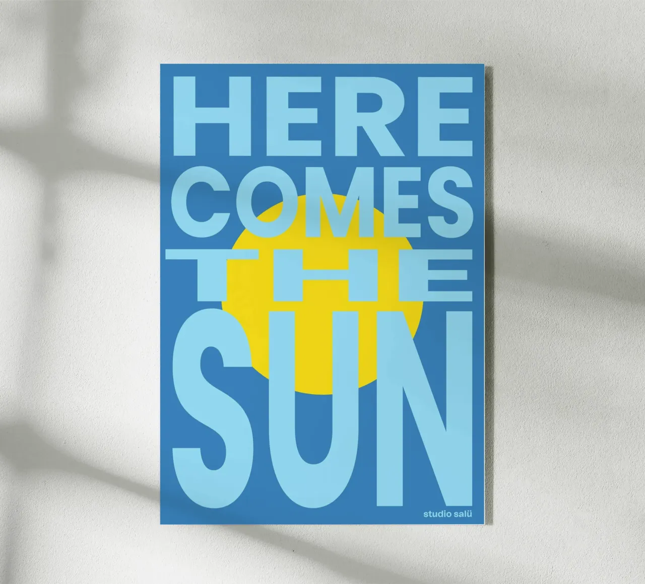 Here comes the Sun plexiglass da studio salü