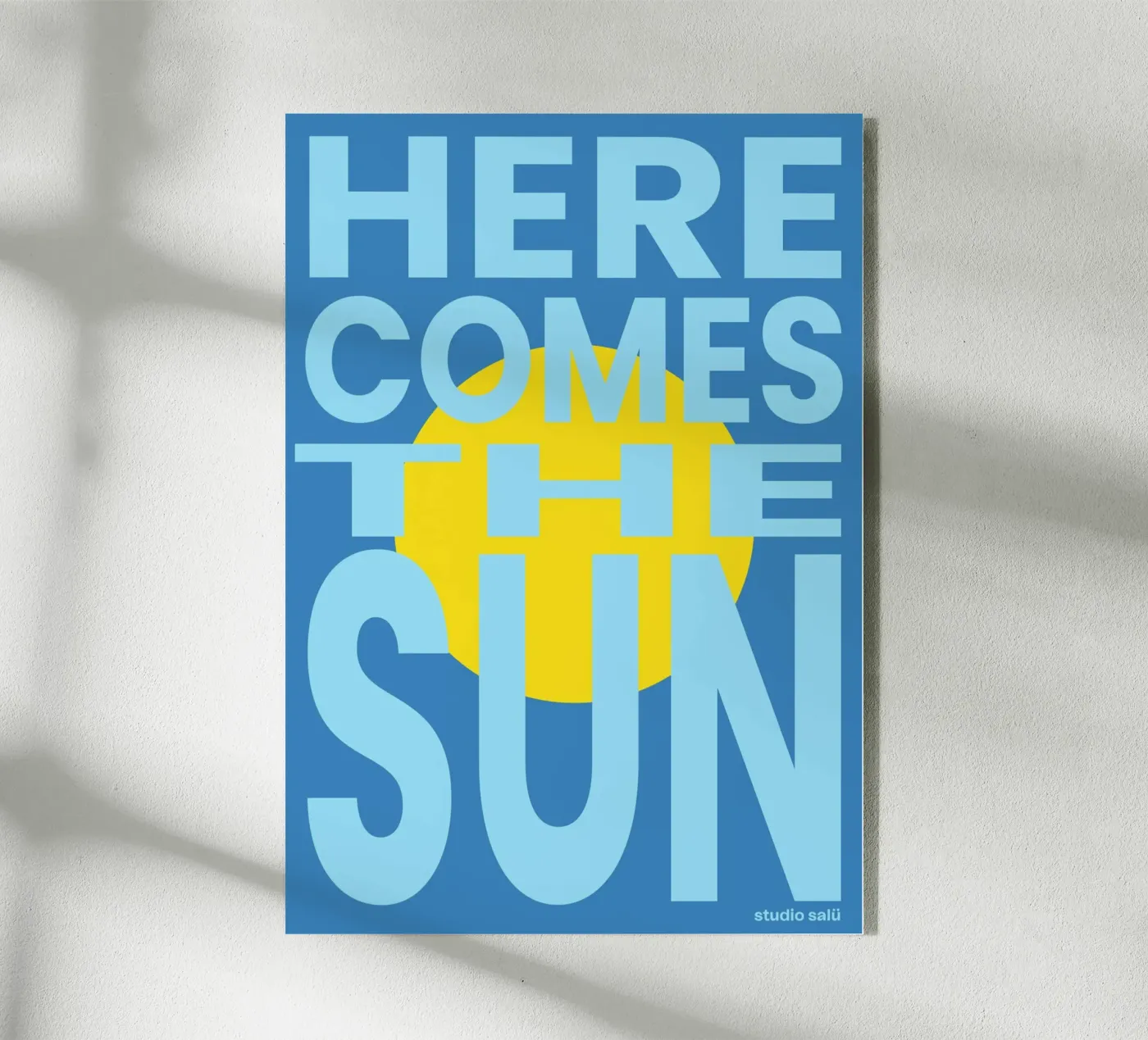 Here comes the Sun plexiglass da studio salü