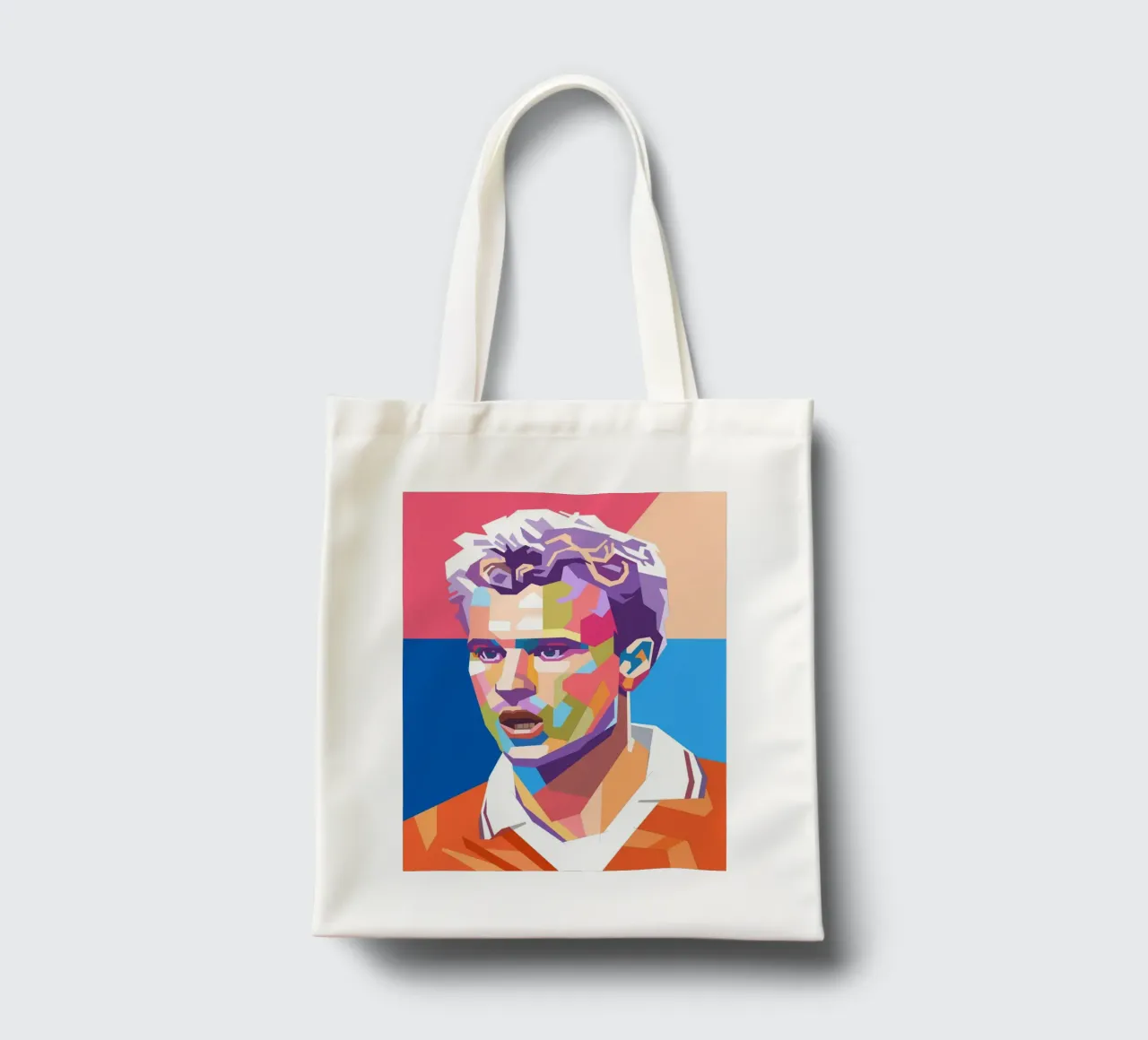 Dennis Bergkamp, iconico giocatore di calcio borsa in juta da Hantamrata
