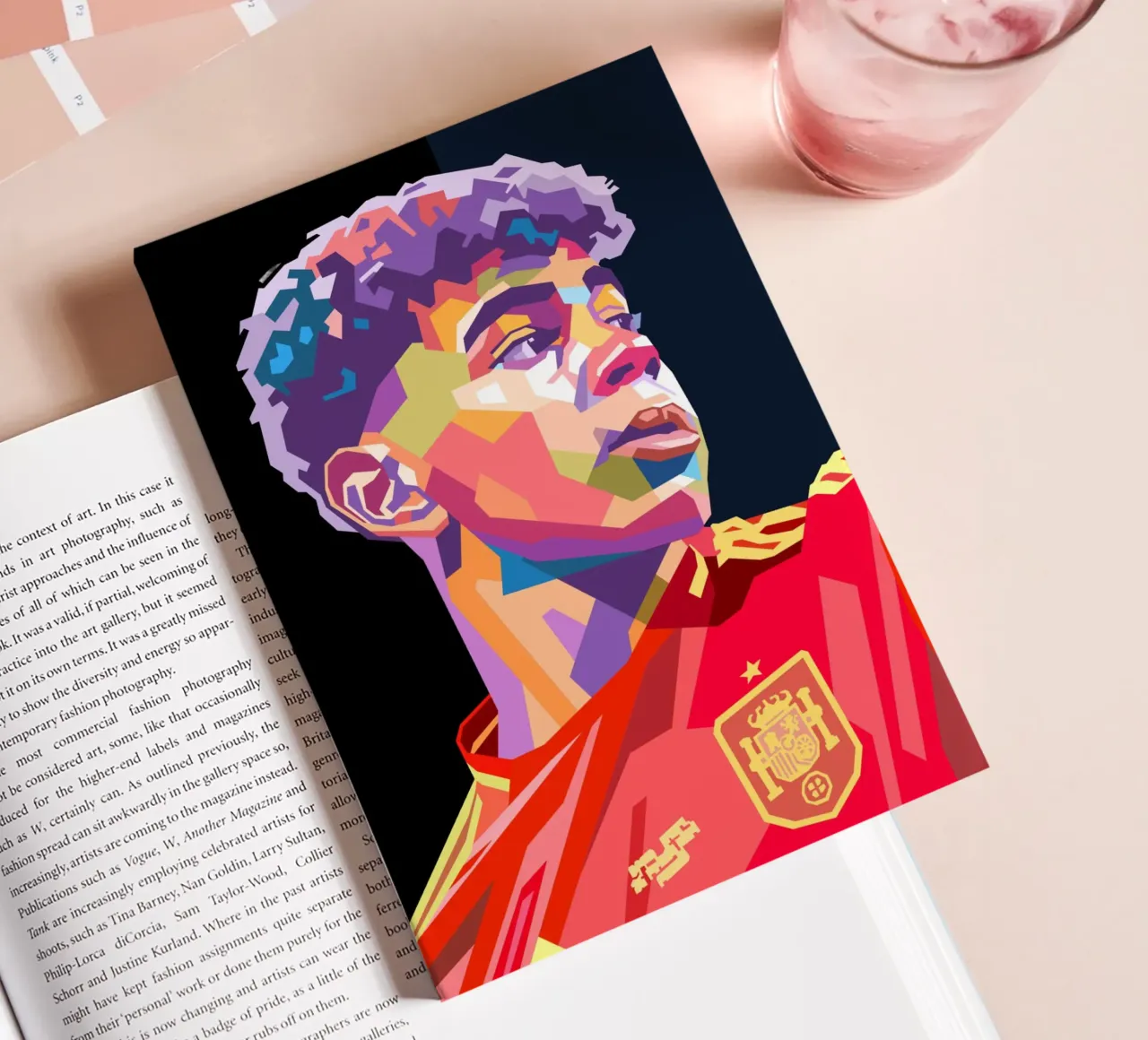 Lamine Yamal art notebook by Hantamrata