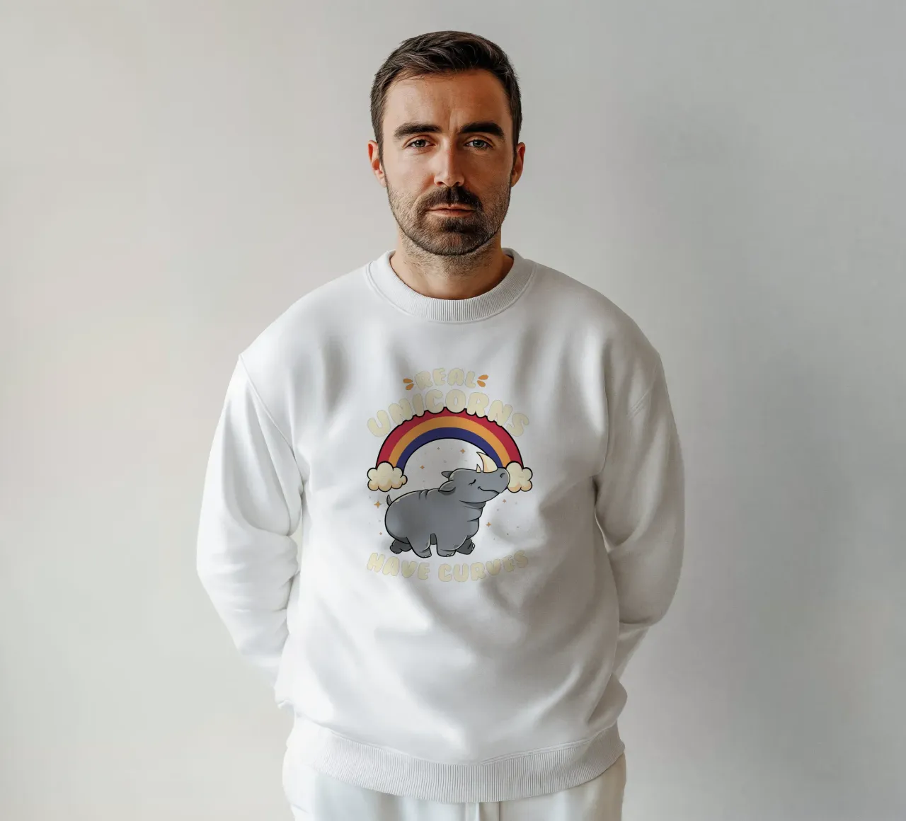 I veri unicorni hanno le curve felpa da Tobe Fonseca