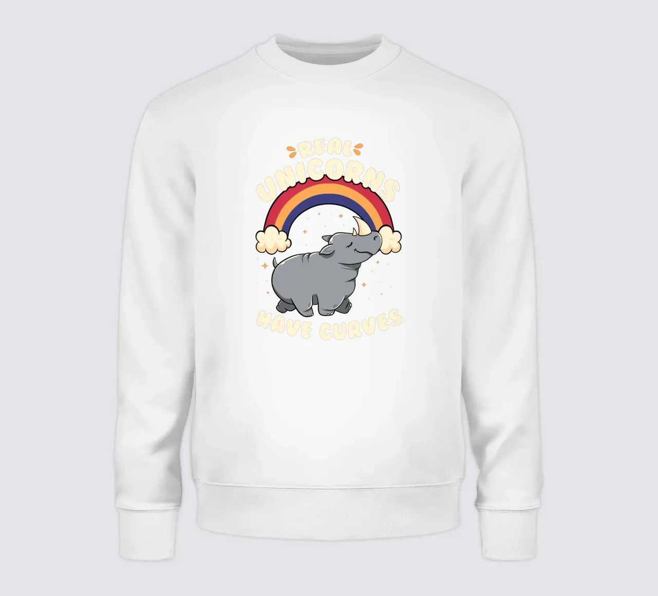 I veri unicorni hanno le curve felpa da Tobe Fonseca