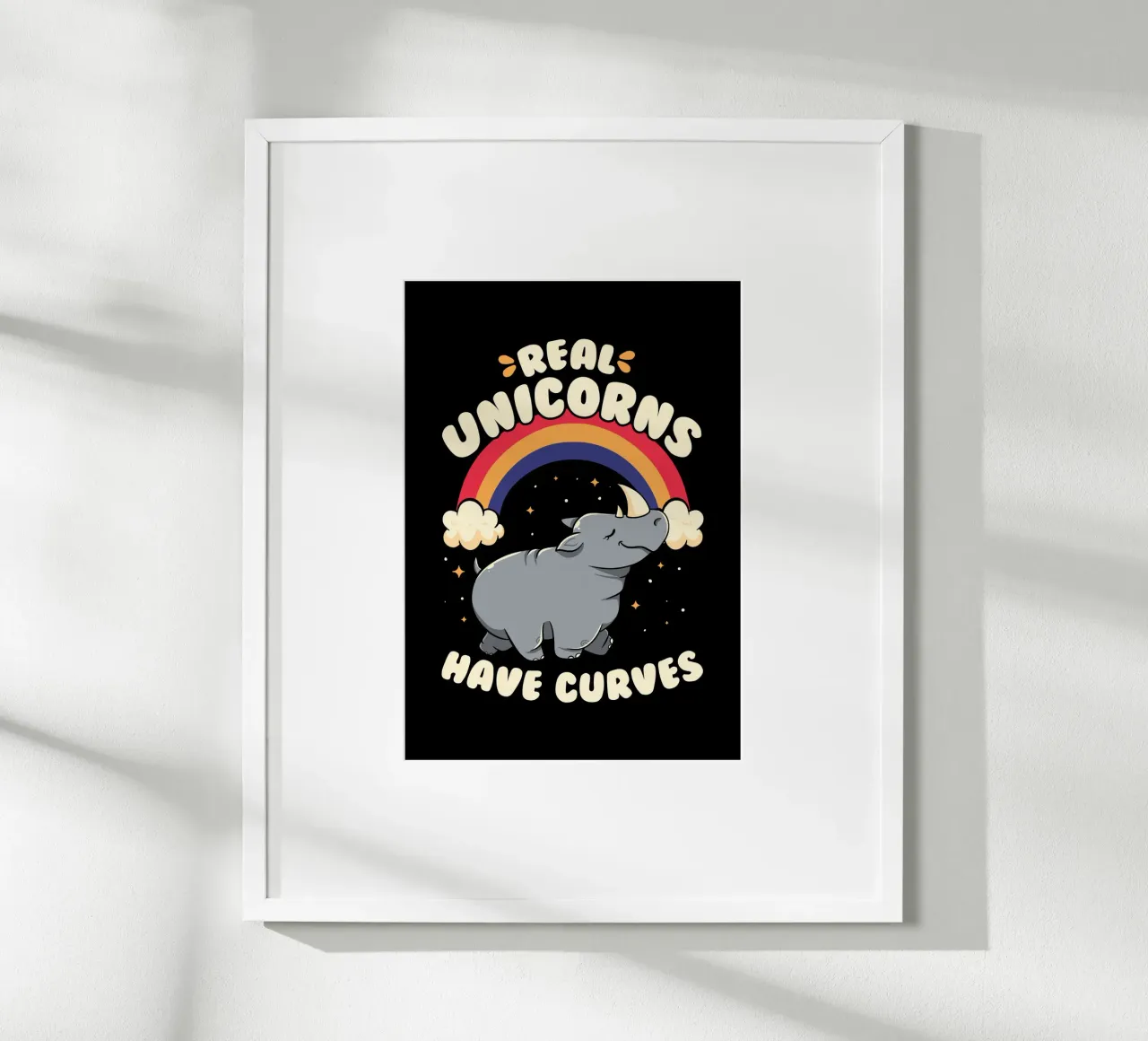 I veri unicorni hanno le curve poster da Tobe Fonseca