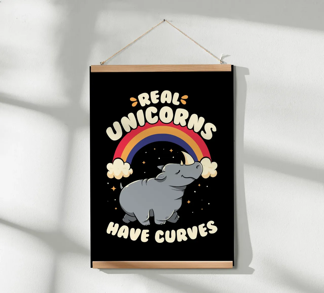 I veri unicorni hanno le curve poster da Tobe Fonseca
