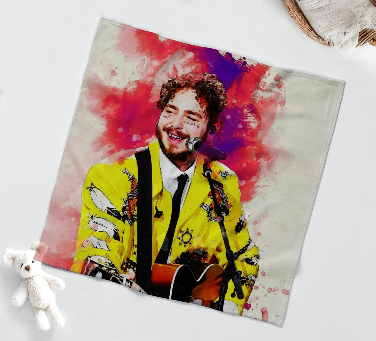 Sbaffo di Post Malone coperta in pile da Gunawan Rb