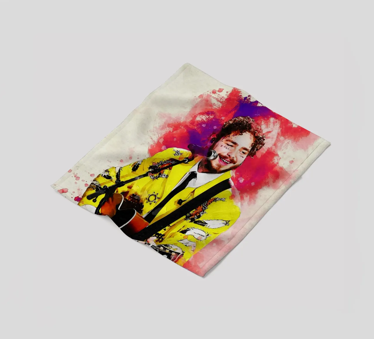Sbaffo di Post Malone coperta in pile da Gunawan Rb
