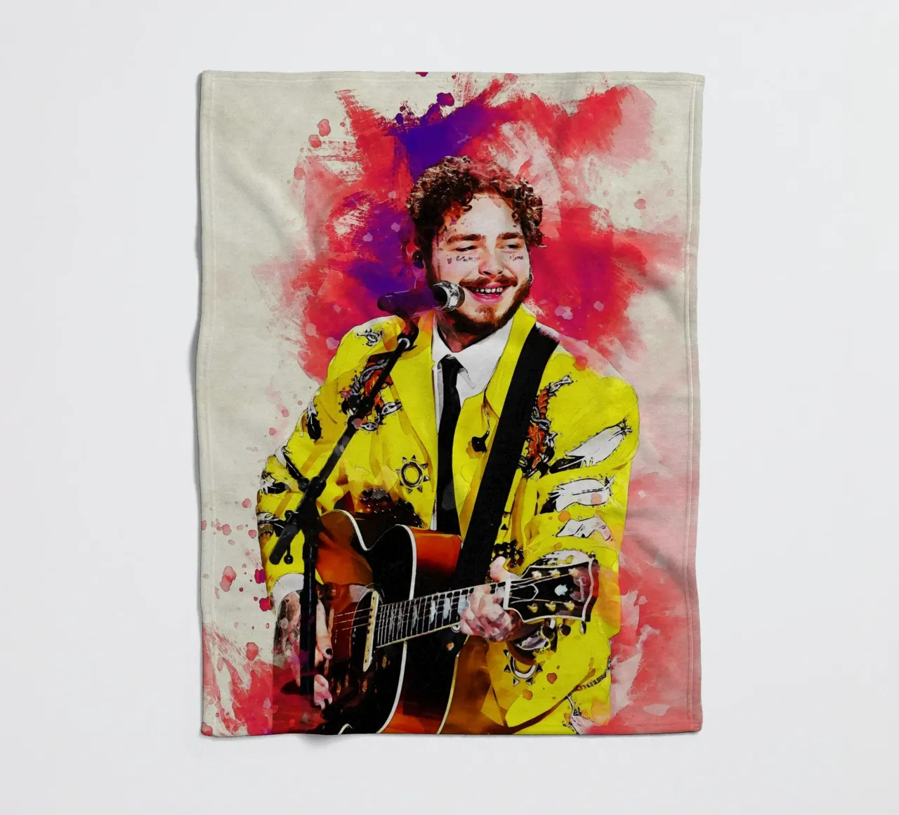 Sbaffo di Post Malone coperta in pile da Gunawan Rb