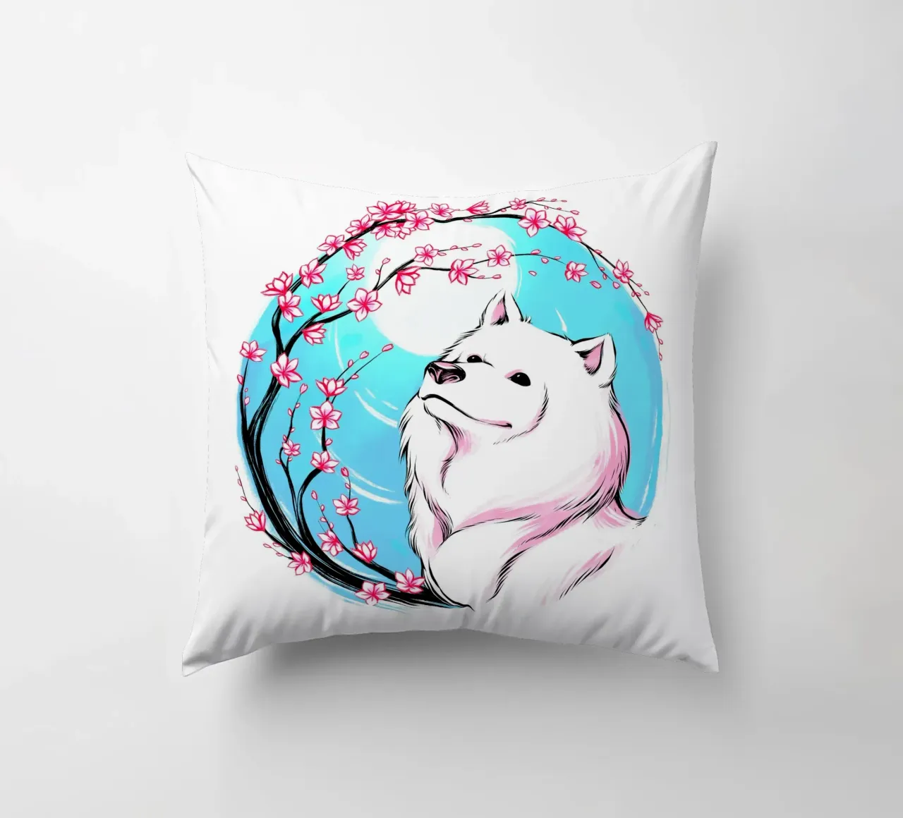 Samoiedo Sakura cuscino da Tobe Fonseca
