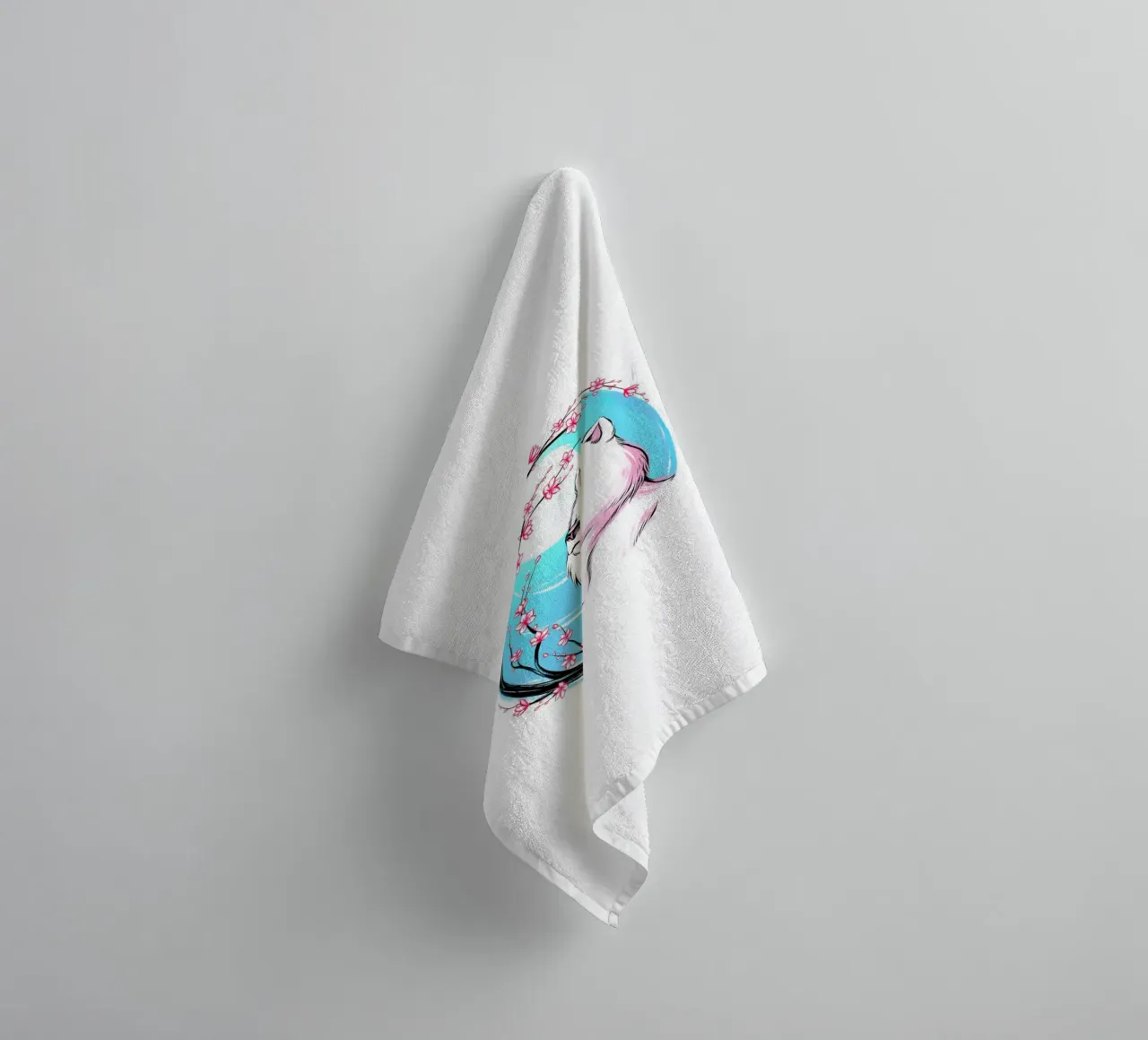 Samoiedo Sakura asciugamano da bagno da Tobe Fonseca