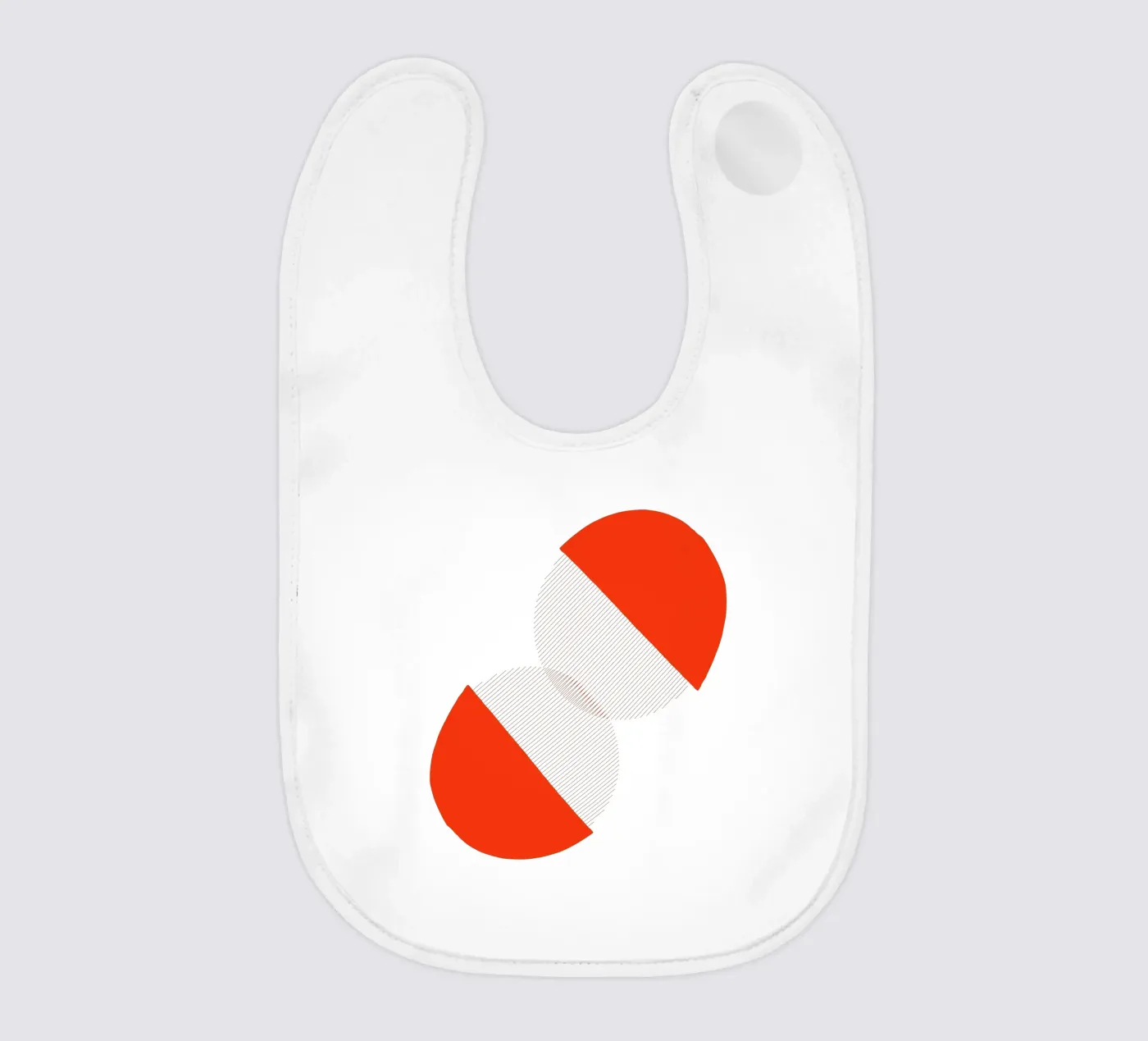 Benadering baby slabbetje van Rose Beck Art