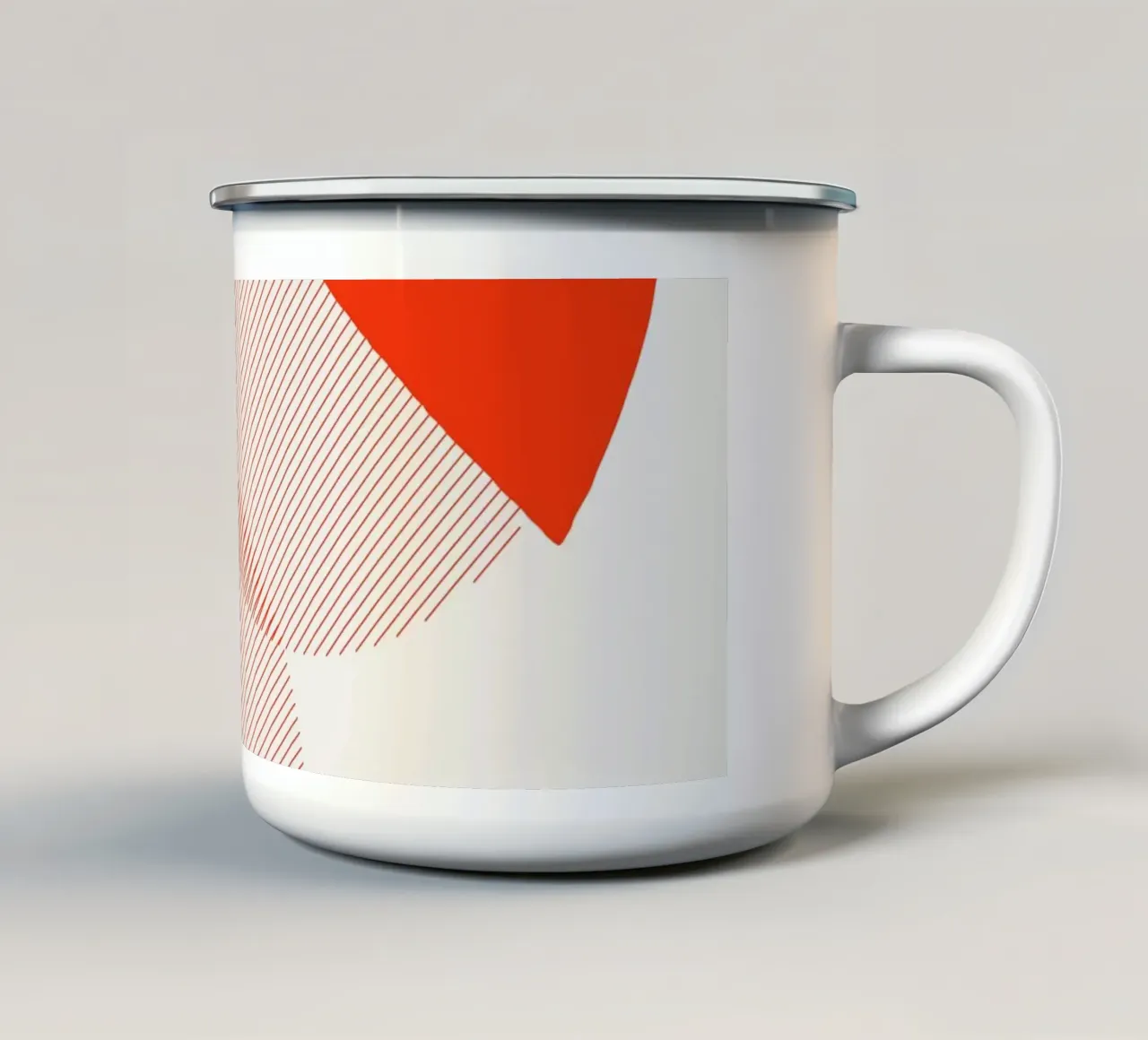 Approccio tazza in smalto da Rose Beck Art