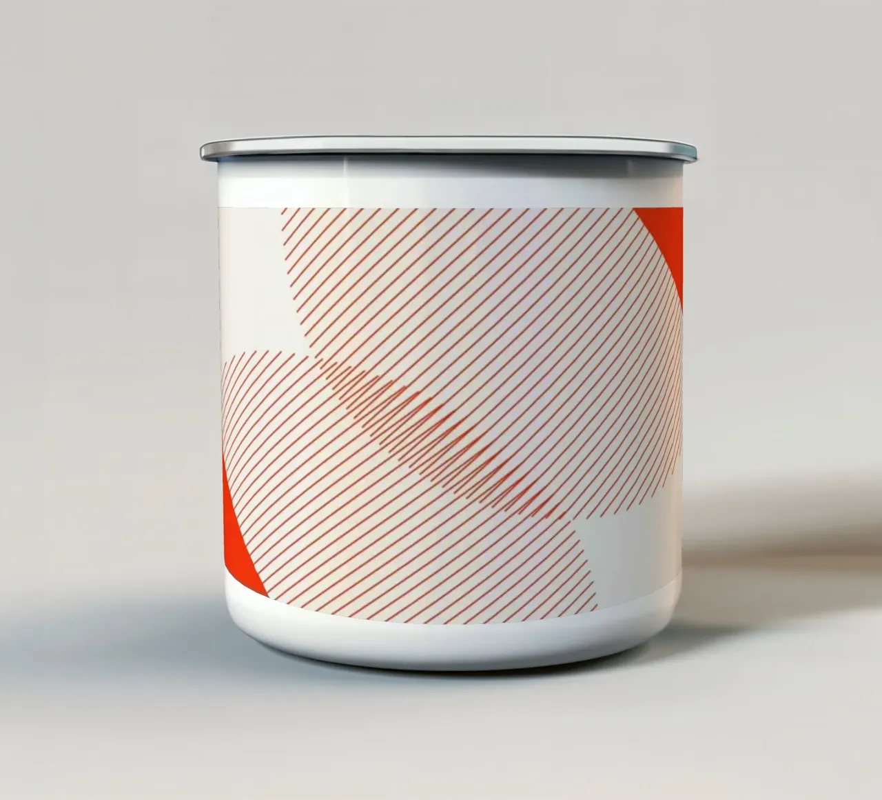 Approccio tazza in smalto da Rose Beck Art