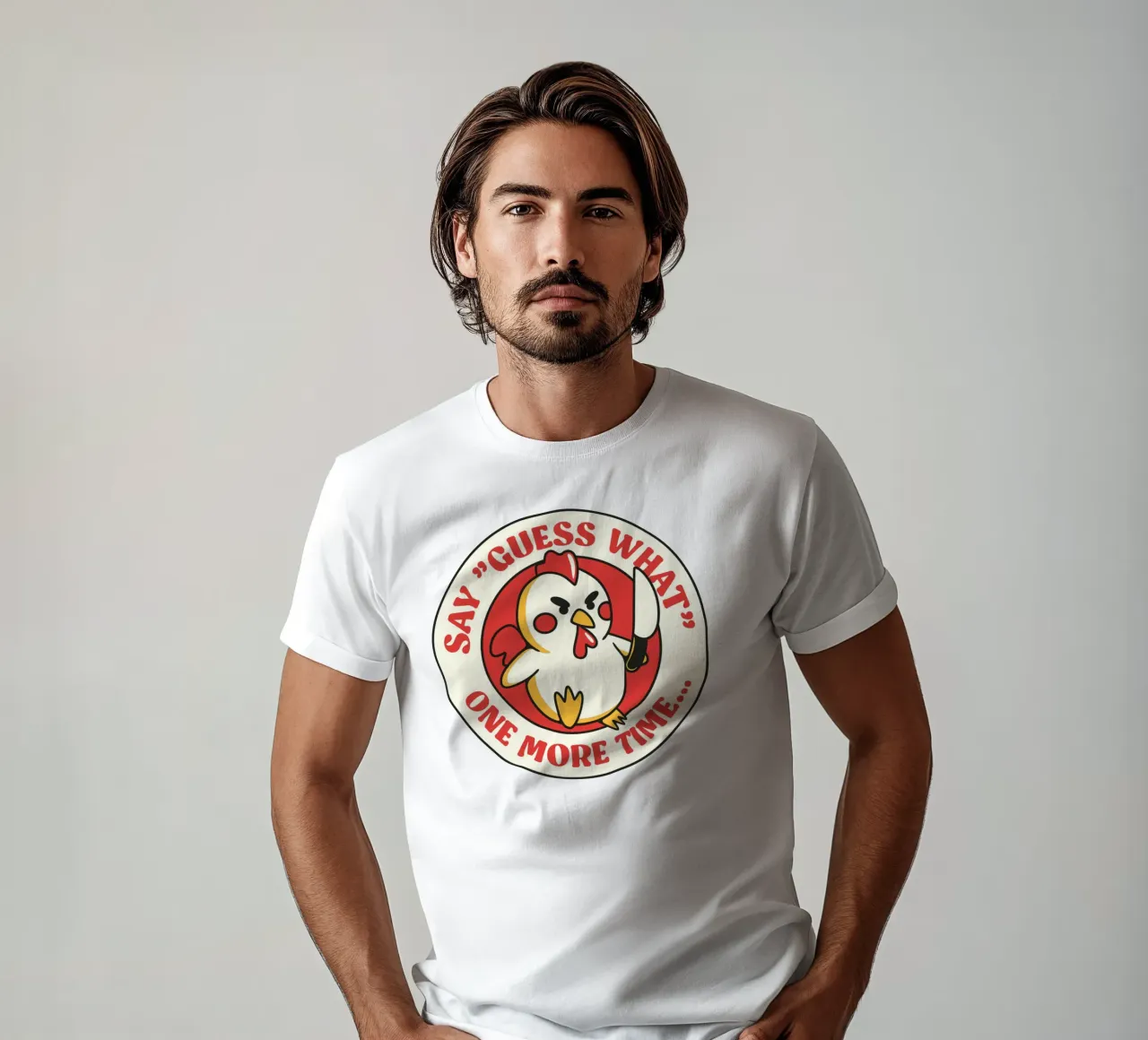 Say Guess What One More Time t-shirt by Tobe Fonseca