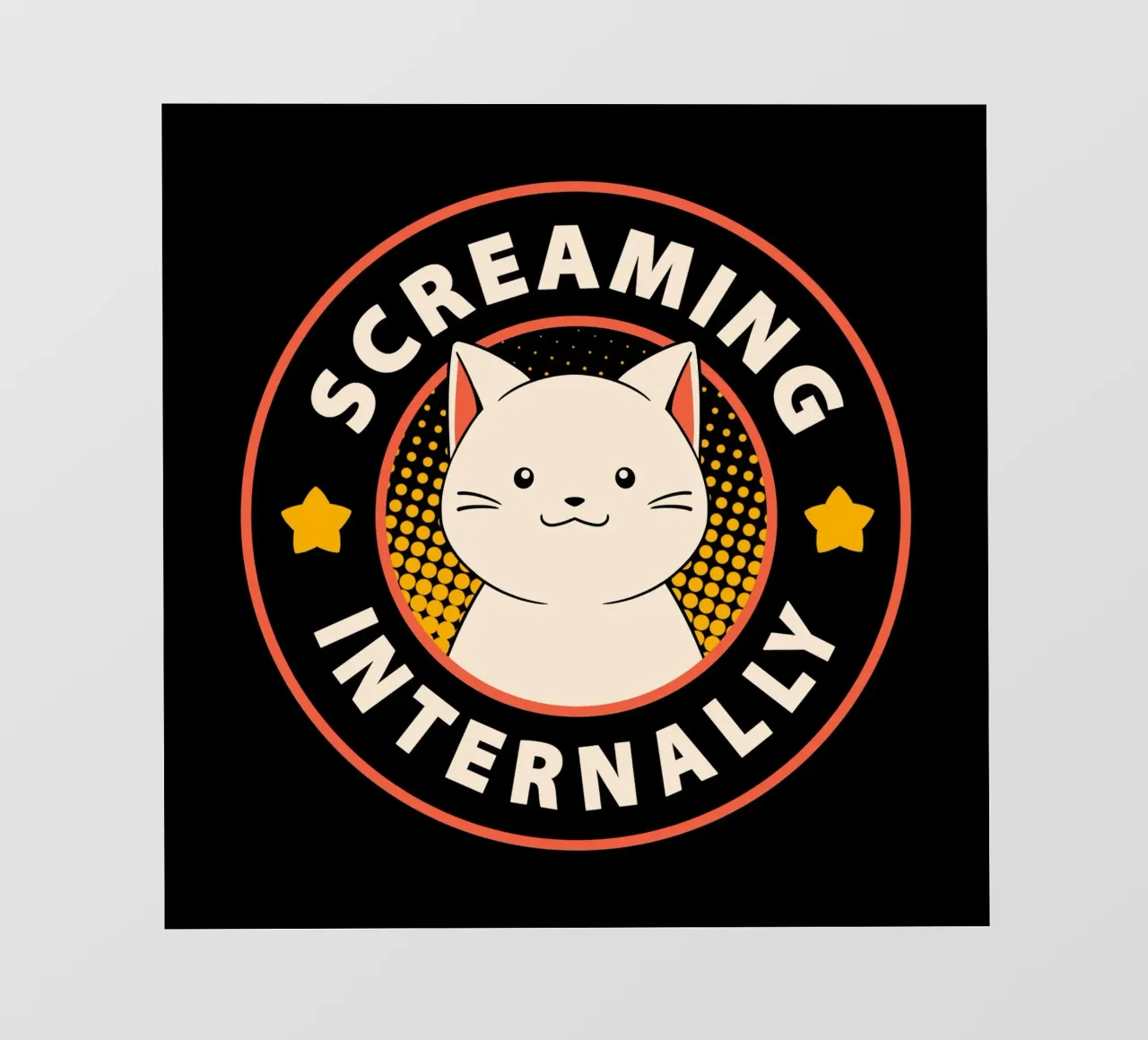 Screaming Internally Cute Cat photo wallpaper by Tobe Fonseca