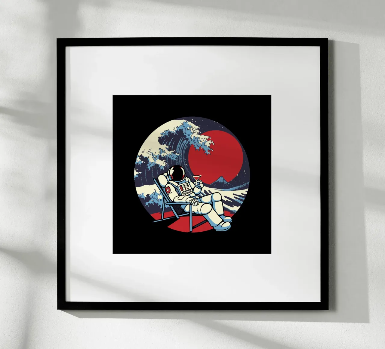 L'astronauta di Kanagawa in estate poster da Tobe Fonseca