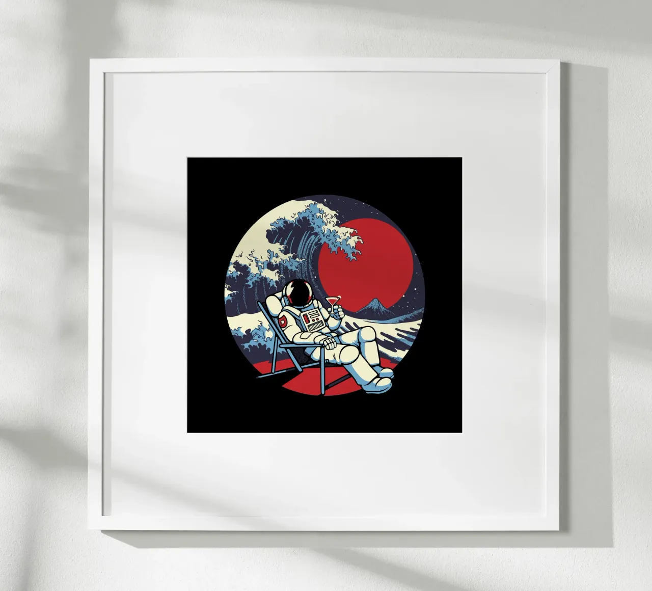 L'astronauta di Kanagawa in estate poster da Tobe Fonseca