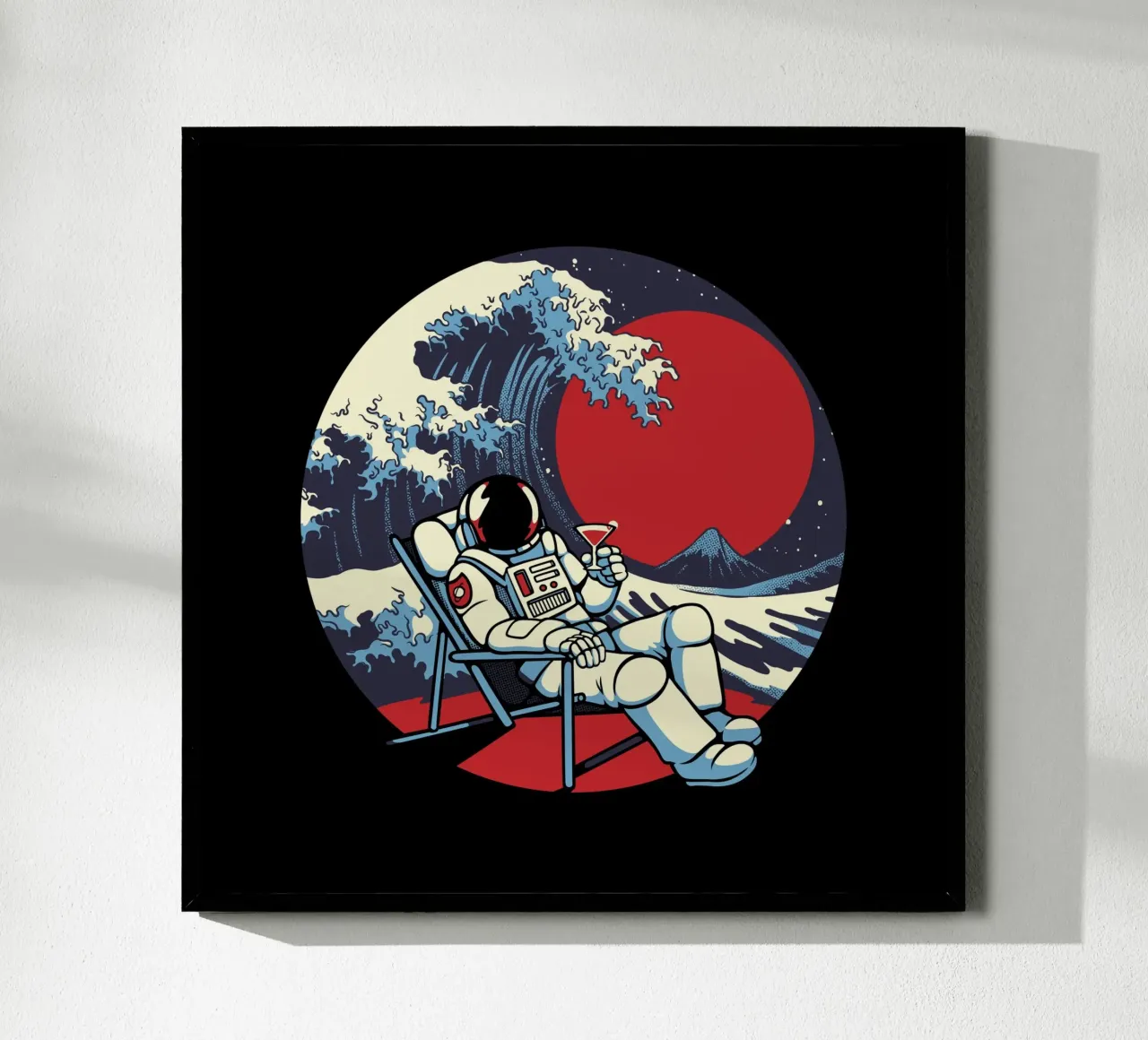 L'astronauta di Kanagawa in estate poster da Tobe Fonseca