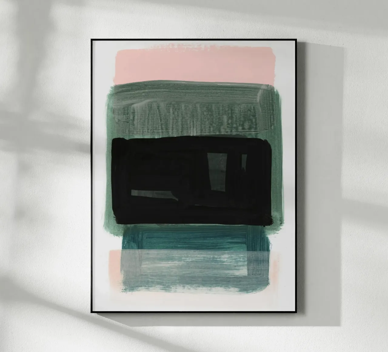 layered colorfields acrylic glass by IRIS LEHNHARDT FINE ART