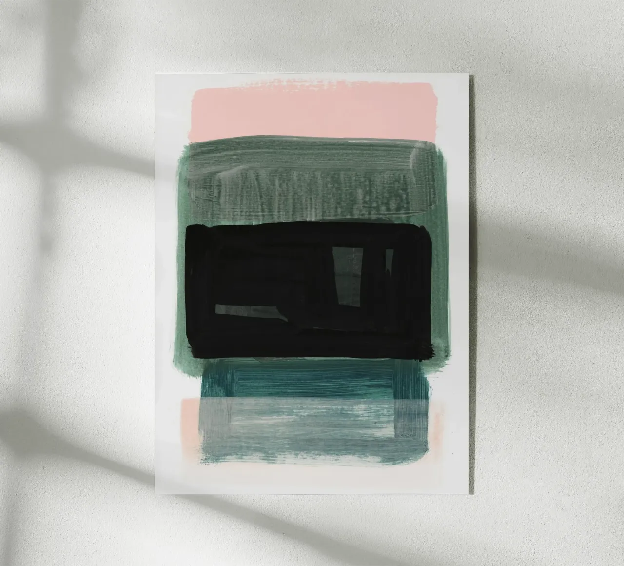 layered colorfields acrylic glass by IRIS LEHNHARDT FINE ART