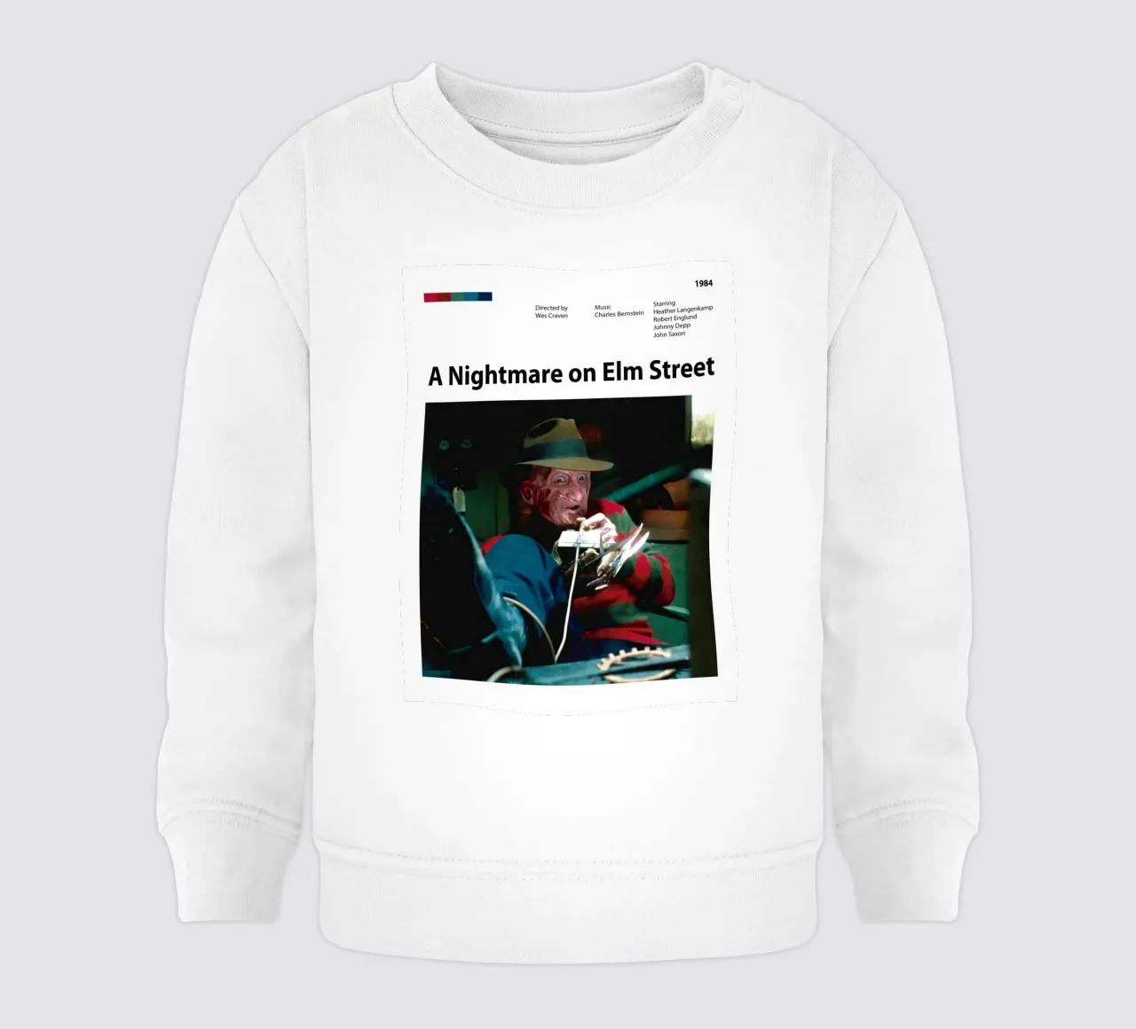 Un incubo a Elm Street felpa neonato da The Movie Wall