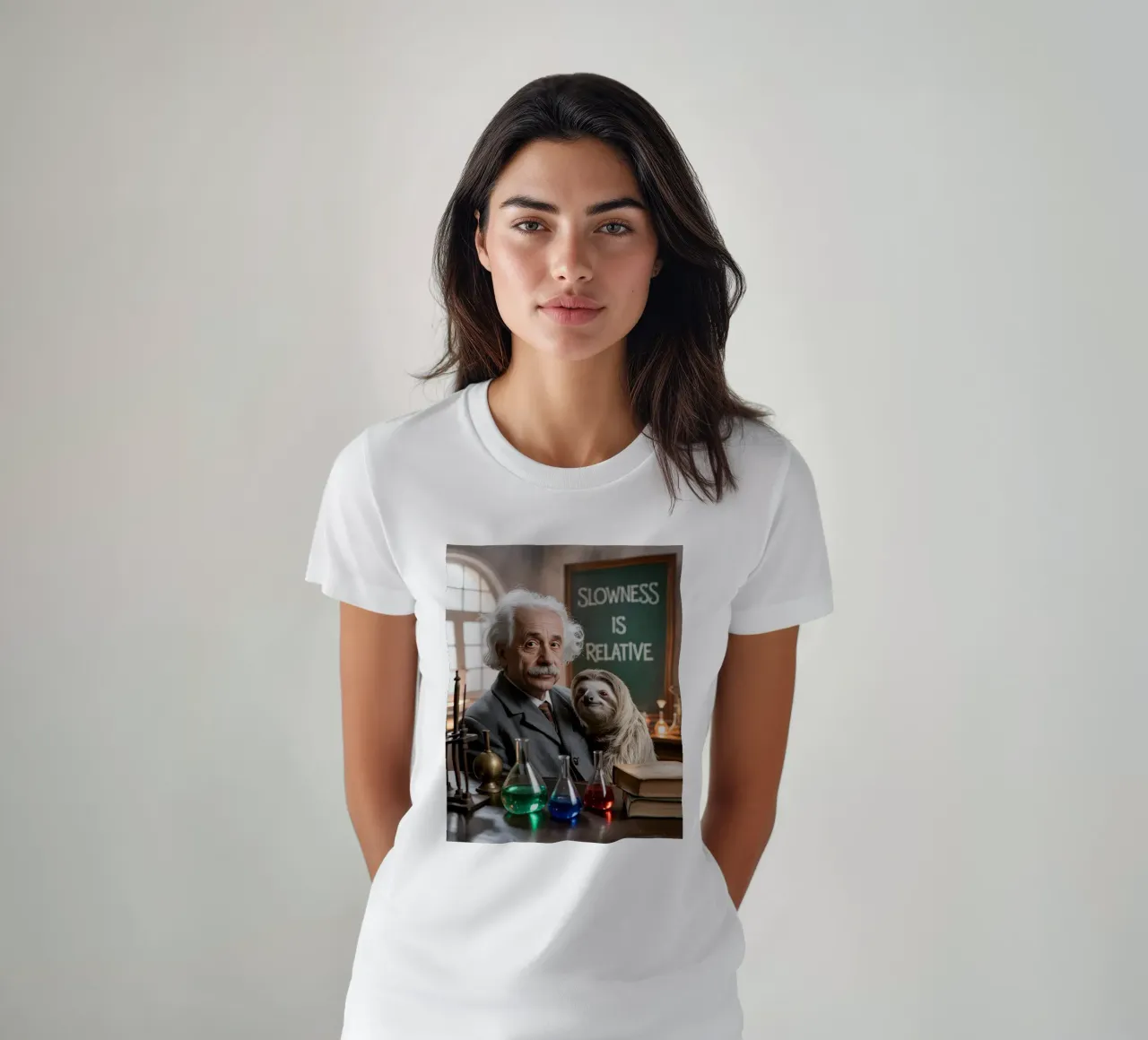 Animali e scuola: l'accidia, la lentezza è relativa t-shirt da SlothStella